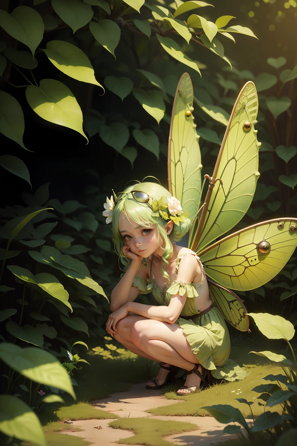 fairy that looks like a grasshopper