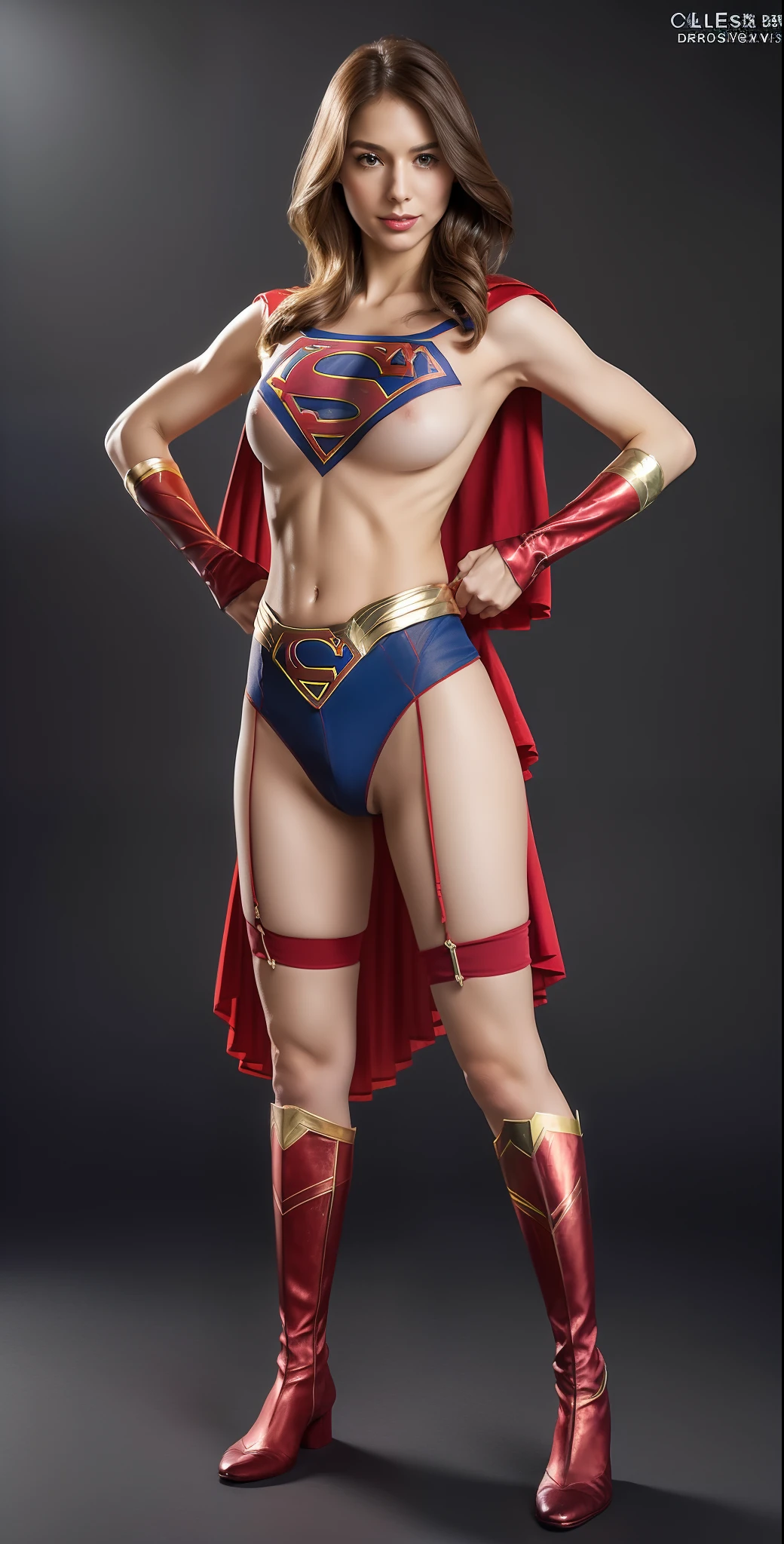 (((Make the most of the original image)))、(((Supergirl Costume)))、(((moribund)))、(((Turning a blind eye)))、(((Clothes are torn)))、、((It is violently destroyed))、(((dead body)))、(((Hanging)))、(((Weakness)))、((Bloody))、((Stockings are torn))、((Top image quality、8K))、((top-quality、8K、masterpiece:1.3))、Crisp focus:1.2、Beautiful woman with perfect body shape:1.4、Slender Abs:1.2、((layers-Cut、Colossal tits:1.2))、a wet body:1.5、Highly detailed facial and skin texture、