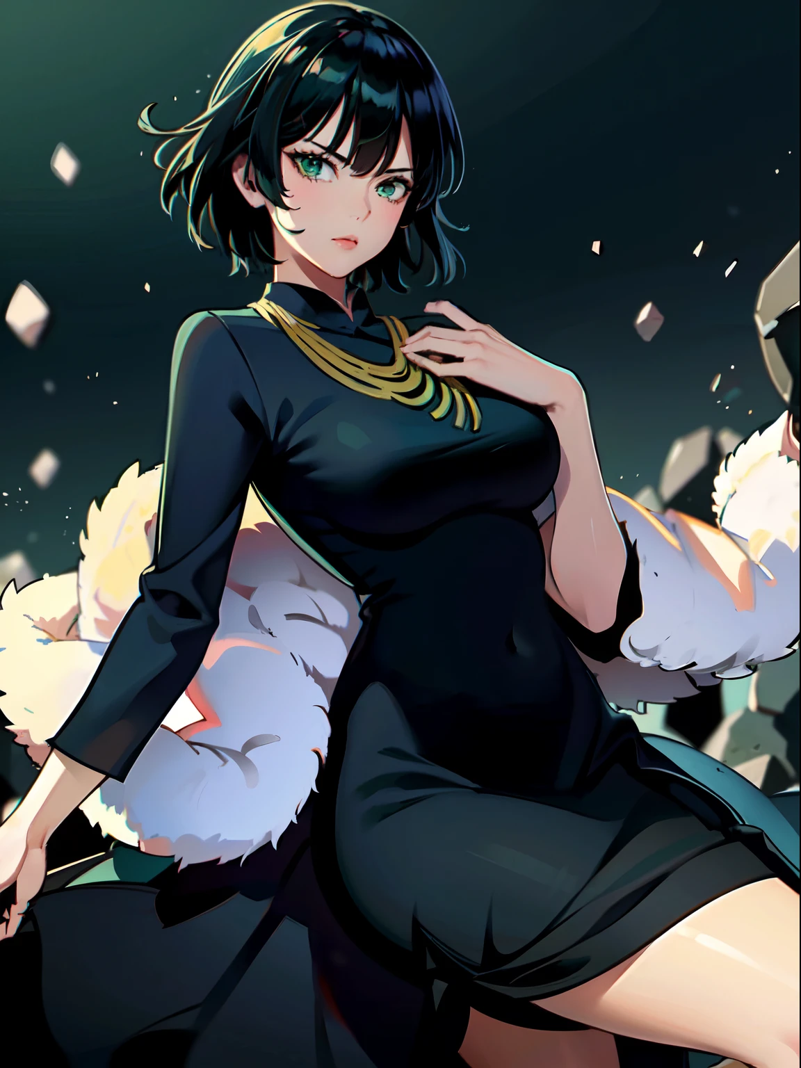 1girl,Fubuki,Cheongsam beauty