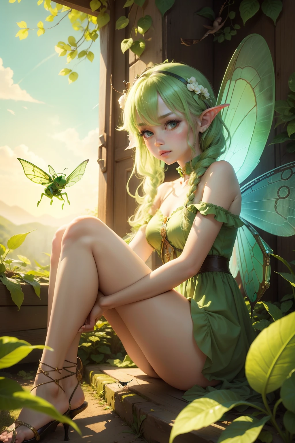 fairy that looks like a grasshopper