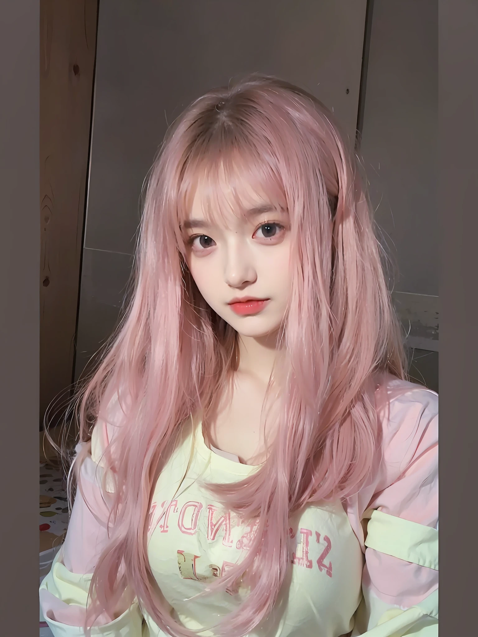 (Large breast:1.4),(shirt:1.4),(Best quality,masterpiece,ultra high res,(photorealistic:1.4),1girl,(16 years old:1.4),(long hair:1.6)