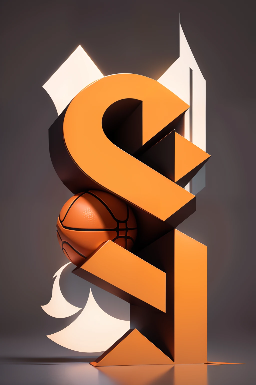 UT+basketball ball， flags， vectorial， Line art， designs， Inspiration， 对称，The letters U and T，Three-dimensional stereoscopic