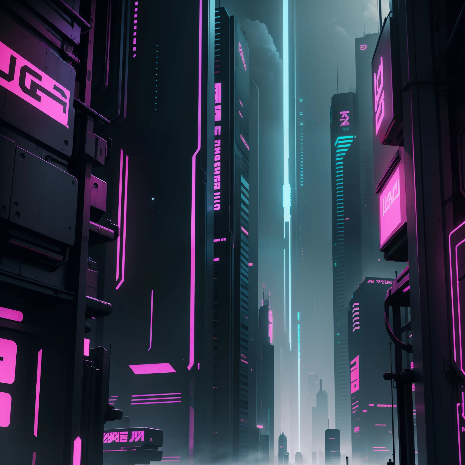 Cyberpunk background
