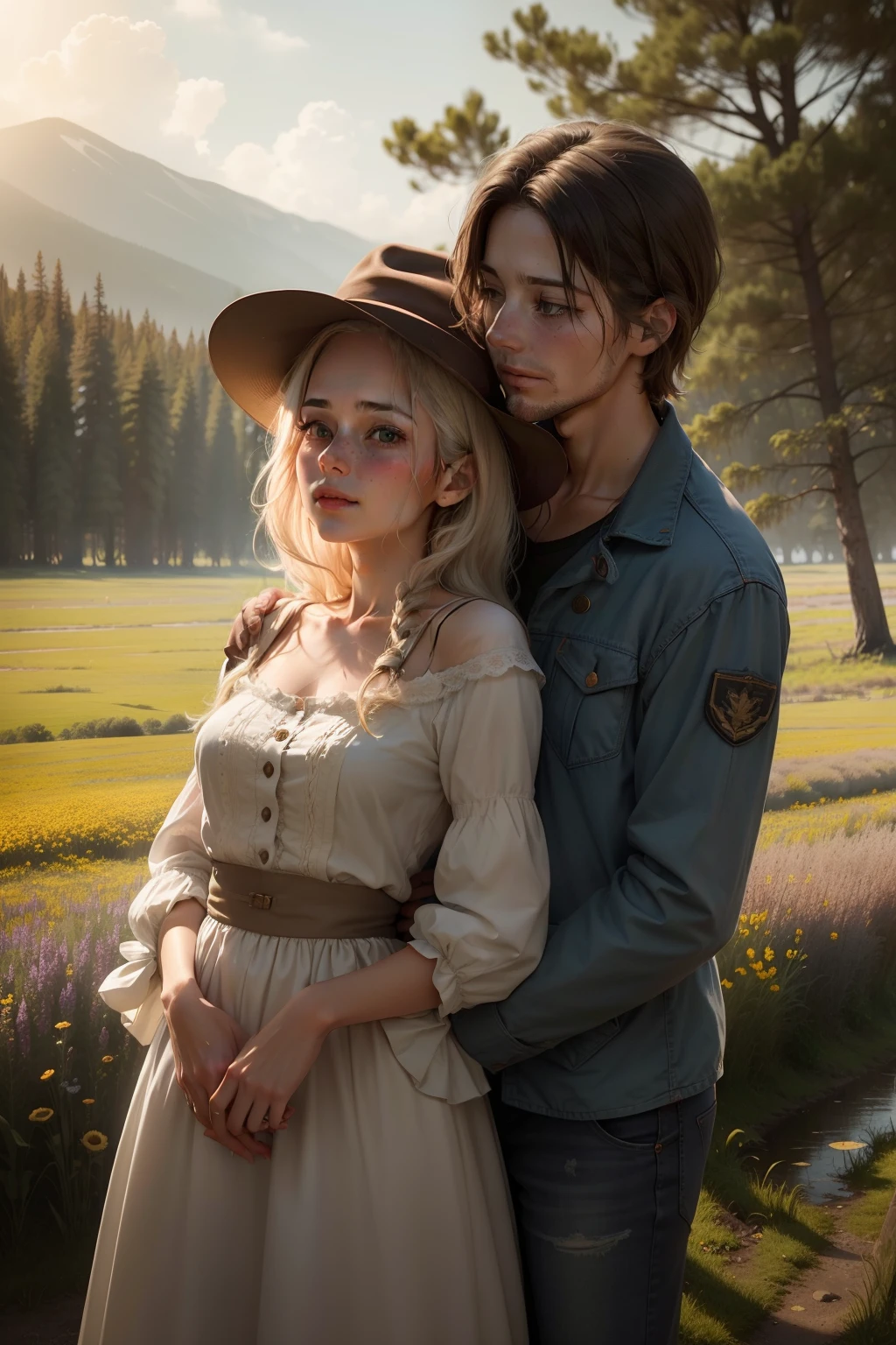 Her name was Joanne
And she lived in a meadow by a pond
And she touched me for a moment
With a look that spoke to me of her sweet love
Then the woman that she was drove around with desperation
And I saw as she went
A most hopeless situation
For Joanne and the man and the time
That made them both run
She was only a girl
I know that well but still I could not see
That the hold that she had
Was much stronger than the love she felt for me
But staying with her and my little bit of wisdom
Broke down her desires like a light through a prism
Into yellows and blues and a tune
That I could not have sung
Though the essence is gone
I have no tears to cry for her
And my only thoughts of her are kind
Her name was Joanne
And she lived in a meadow by a pond
And she touched me for a moment
With a look that spoke to me of her sweet love
Then the woman that she was drove around with desperation
And I saw as she went
A most hopeless situation
For Joanne and the man and the time
That made them both run
For Joanne and the man and the time
That made them both run