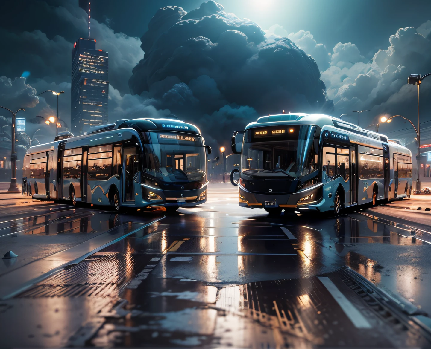 futuristic articulated bus, brancos de fundo, Corpo Steampunk, detalhes intrincados, Magnificent, cinemactic, high resolution, 4k,