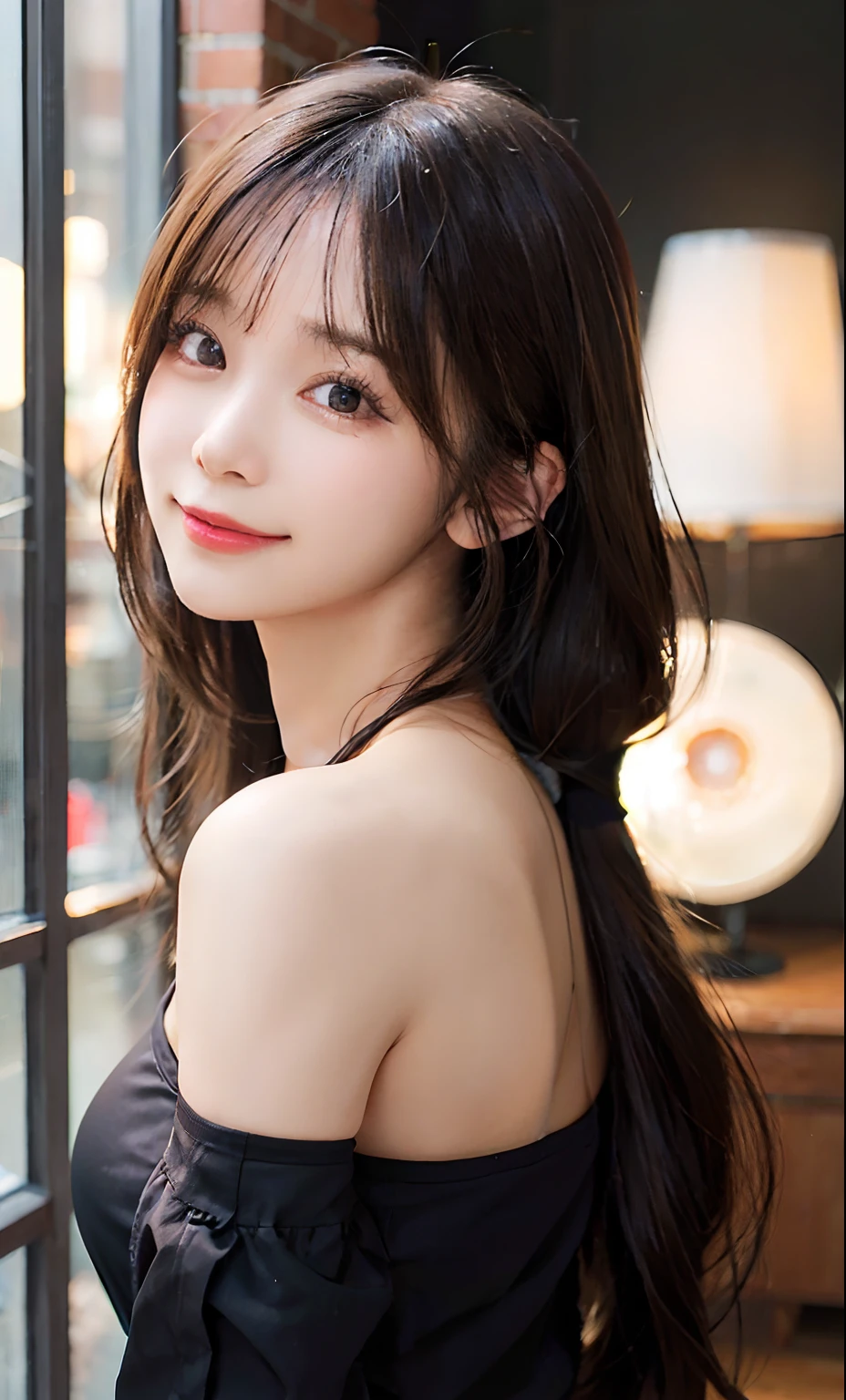 (RAW Photography:1.2)、top-quality、a beautiful detailed girl、frombelow、Twin-tailed、a smile、extremely detailed eye and face、beatiful detailed eyes、huge filesize、hight resolution、8k wallpaper、finely detail、Very detailed 8k wallpaper、Light on the face、电影灯光、16-year-old girl、sexy  pose、(photorealisim:1.4)、illustratio、super detailing、​masterpiece、Naked、pubick hair、huge tit、small nipple、Hands folded behind your back