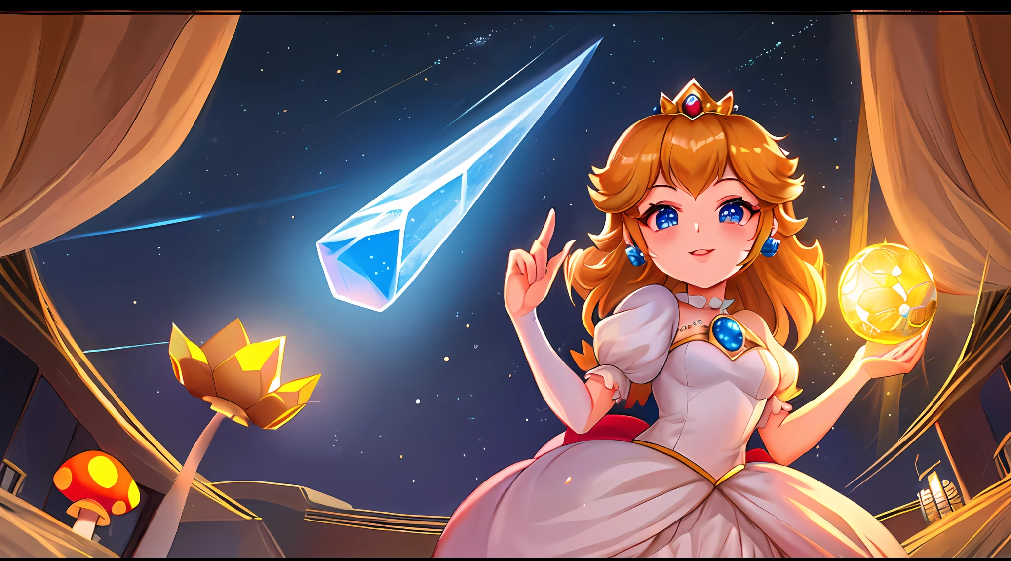 Altas Resoluciones,Obra maestra,perfect ilumination,florecer,cinematic lighting,adulto,piel perfecta,hembra,Disparo de vaquero,They are smiling,cintura estrecha,flaco,(Princesa Peach),(princess peach),gargantilla,ojos detallados,ojos azules,gargantilla,Sensual,mushrooms,Reino de los hongos,labios rosados,((labios brillantes)),labios fruncidos,Bombas rosas,piel brillante,piel grasa,hermosa luz,(tag:1.3),brillante,Mirando al espectador,(phcrystal),Altas Resoluciones,Obra maestra,perfect ilumination,florecer,cinematic lighting,adulto,piel perfecta,hembra,Disparo de vaquero,They are smiling,cintura estrecha,flaco,margarita_SM,gargantilla,ojos detallados,ojos azules,gargantilla,Sensual,mushrooms,Reino de los hongos,labios rosados,((labios brillantes)),labios fruncidos,Bombas amarillas,piel brillante,piel grasa,hermosa luz,(tag:1.3),brillante,Mirando al espectador,(phcrystal),