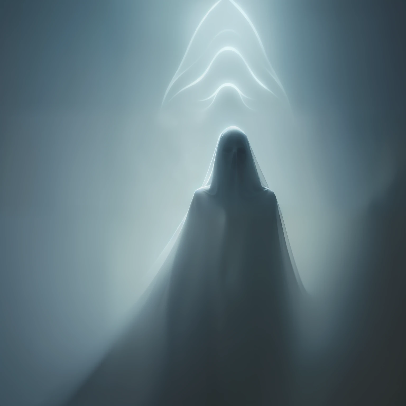 a close up of a person walking up a flight of stairs, spiritual eerie creepy picture, mysterious figure, beautiful with eerie vibes, mysterious woman, ghostly figure, creepy and dramatic atmosphere, haunting and spooky, a still of an ethereal, eerie person, # mist # horror # magic # spell, horror wallpaper aesthetic, floating ghost, shadowy and eerie character, cloaked woman