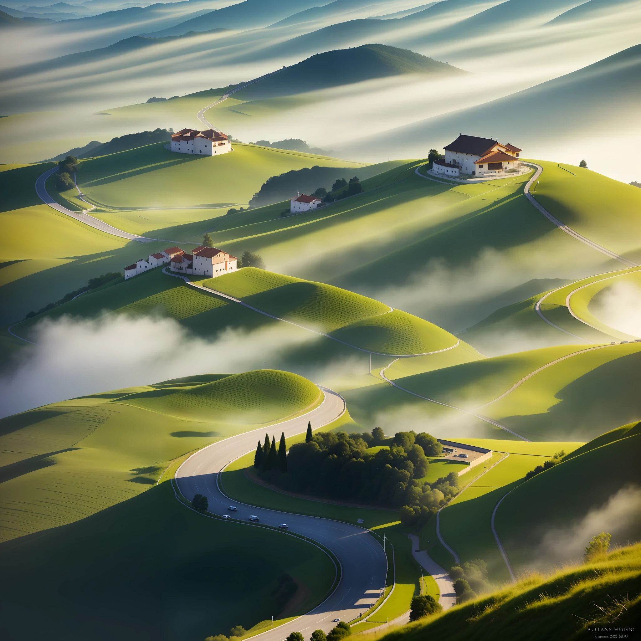 View of Alafid from winding roads in the valley,There is a house in the distance, author:Xia Yong, an amazing landscape image, by Raymond Han, author:Matthias Wescher, Amazing landscape, author:Patrick Cheng, 500px, 5 0 0 px, author:Li Tang, author:Liang Kai, author:Yu Zheding, author:Adrian Zingg, By Leng Mei