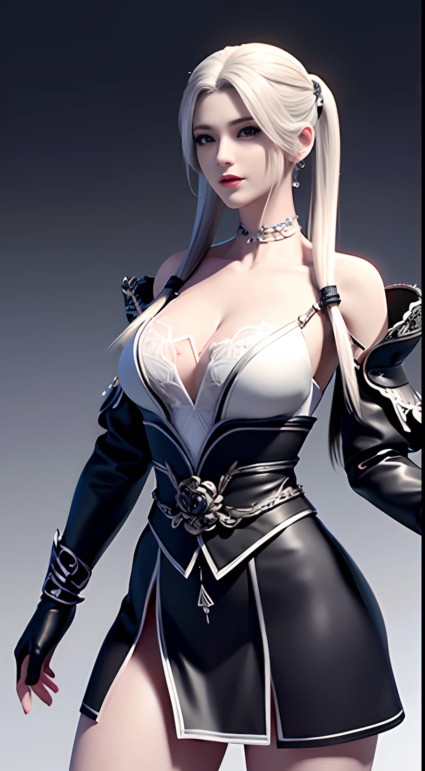 best qualtiy,tmasterpiece:1.4),超高分辨率,realisticlying,Front lighting,Complicated details,Exquisitedetailsandtextures,1girll,独奏,(年轻),Facial highlights,The upper part of the body,Detal Face,tear-mole,white skinned,black color hair,pony tails,pigtails,looking at viewert,largeeyes,(Openwork pattern,black in color,silkouette),耳Nipple Ring,,slimfigure,Deluxe Room,profesional lighting,photon maping,Radio City,physically-based renderingt,