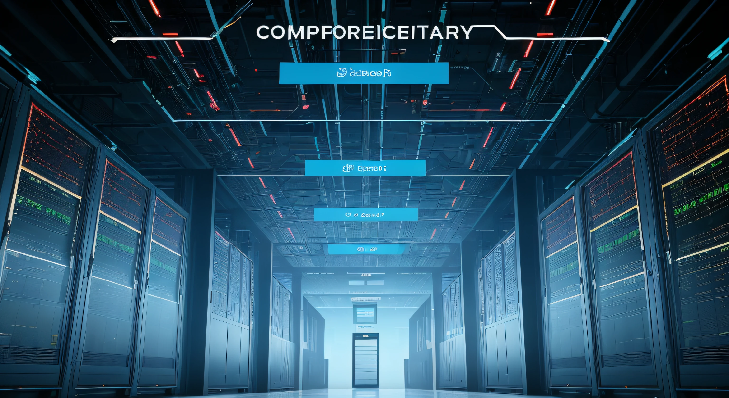 Company publicity,Company poster,Cybersecurity,server,Base network,Network topology,Network room,HD graphics,4k,the detail