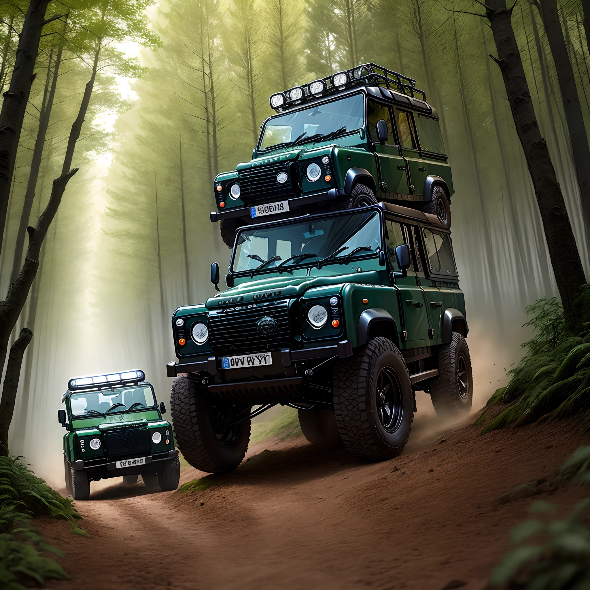 Land Rover Defender Forest