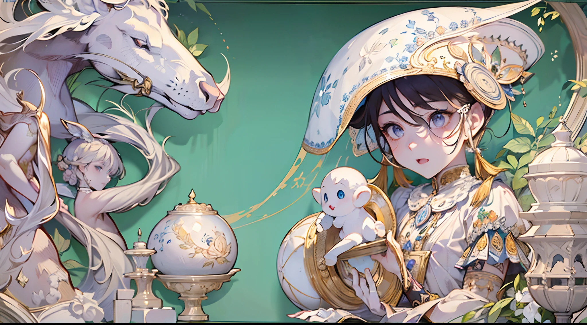 (Masterpiece, top quality, super detailed CG, intricate details:1.2), 8k wallpapers, elaborate features,
(1 person, solo:1.4)perfect cartoon illustration, 1 boy, plaster casts, drawing exercises, pencil, canvas, at school art room,