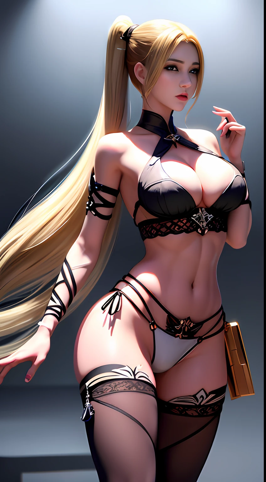 best qualtiy,tmasterpiece:1.4),超高分辨率,realisticlying,Front lighting,Complicated details,Exquisitedetailsandtextures,1girll,独奏,(年轻),Facial highlights,The upper part of the body,Detal Face,tear-mole,white skinned,brown hair,pony tails,pigtails,looking at viewert,largeeyes,(Openwork pattern,black in color,silkouette),耳Nipple Ring,,slimfigure,Deluxe Room,profesional lighting,photon maping,Radio City,physically-based renderingt,