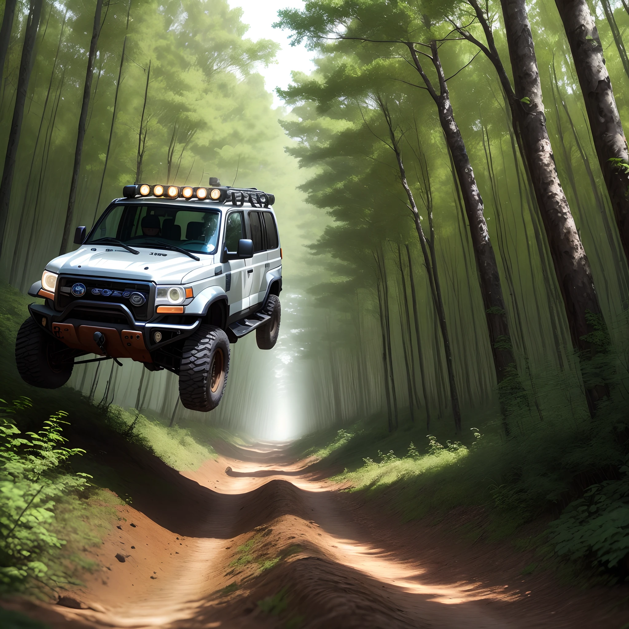 Forest off-roading