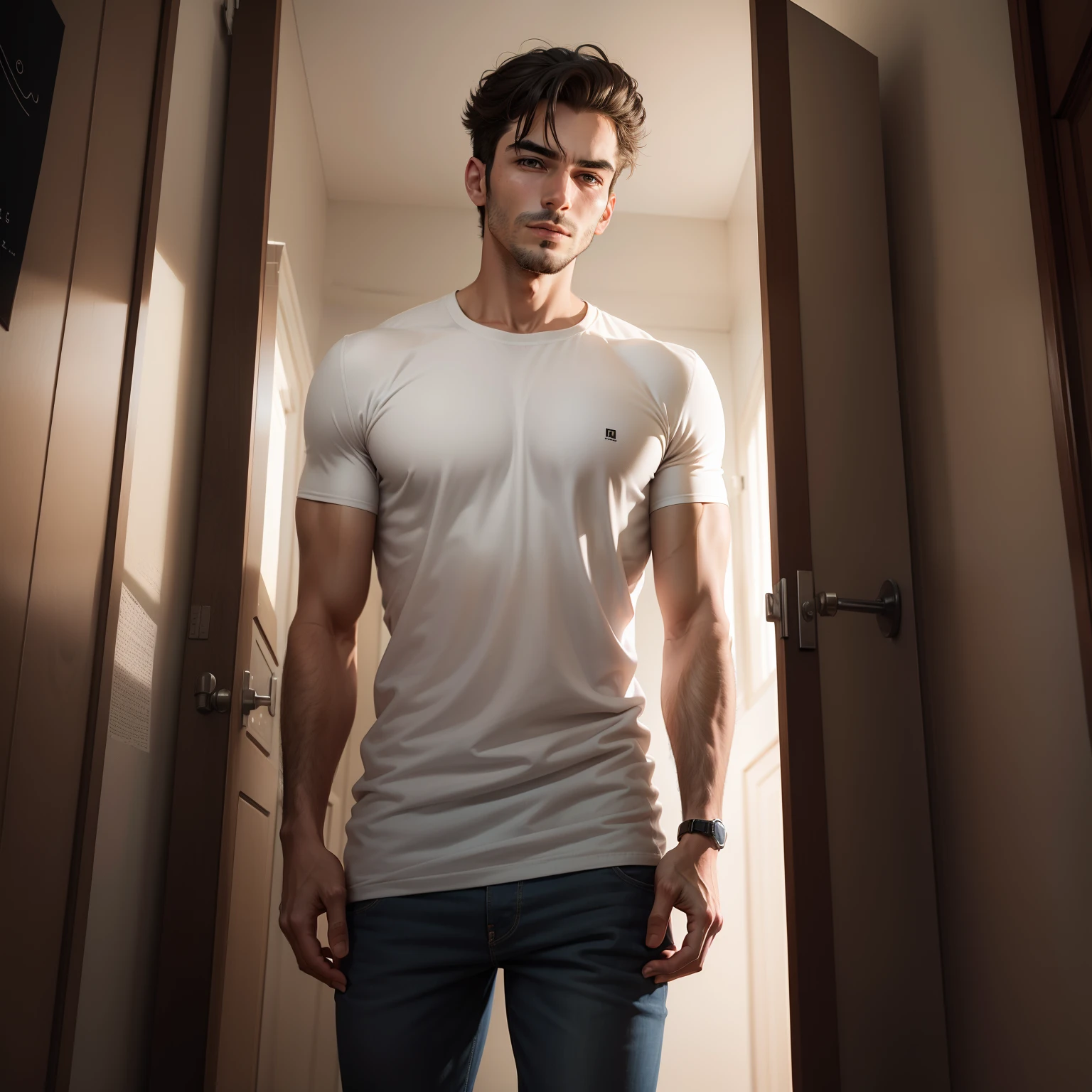 a man