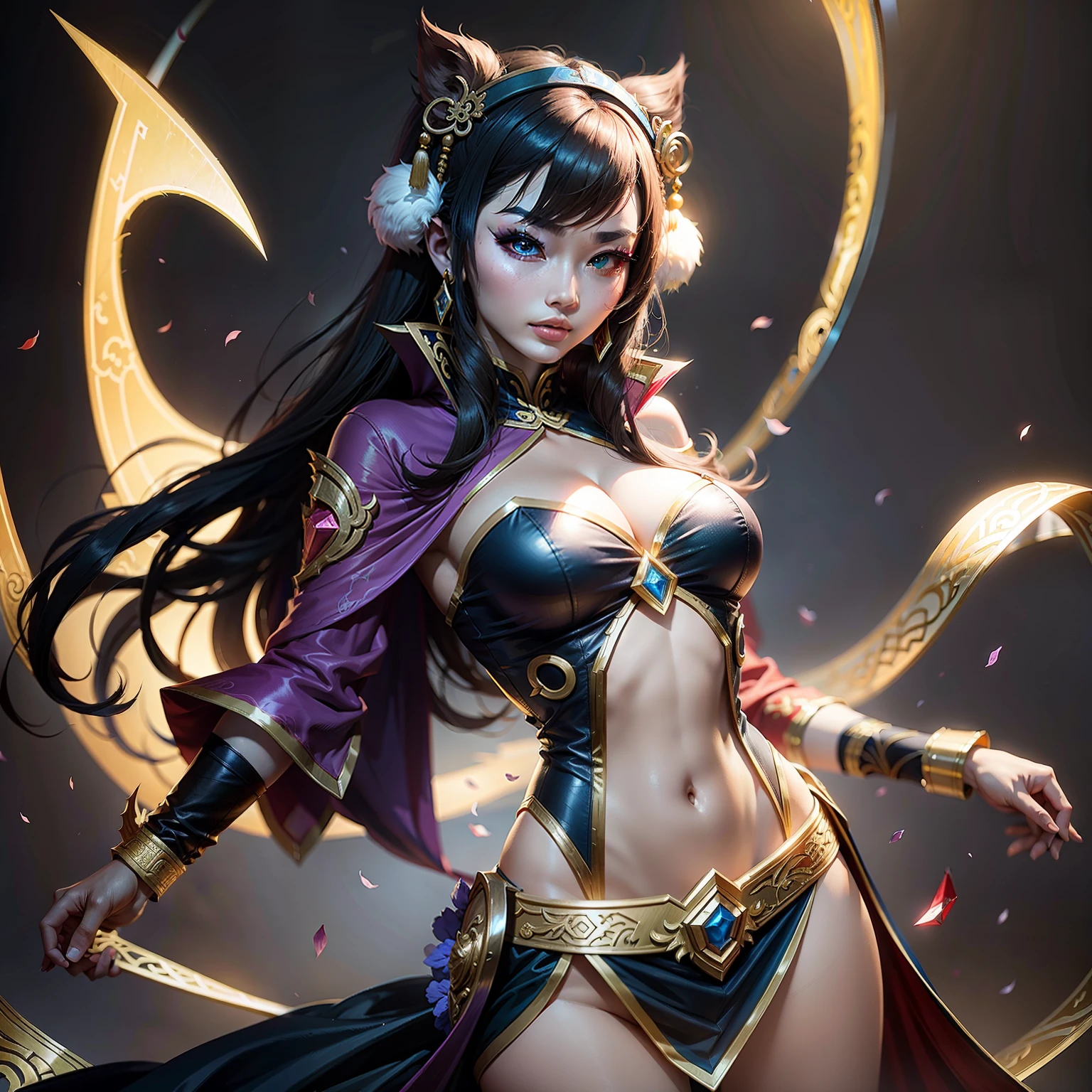 Chinese beauty cosplay League of Legends hero Ergart