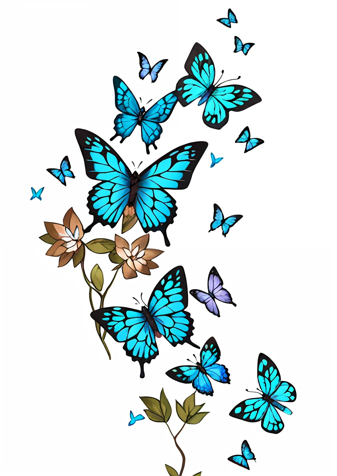 Butterflies flying around in the air on black background, Glowing blue butterfly, harmony of butterfly, Butterflies, Glowing butterflies, butterfly embroidery, butterflies flying, sea butterflies, Butterfly, phone background, amoled wallpaper, sapphire butterfly jewellery, Wallpaper phone, Black and blue, Black butterfly, Butterfly wings, Butterflies float in the sky, iPhone background, butterflies and worms