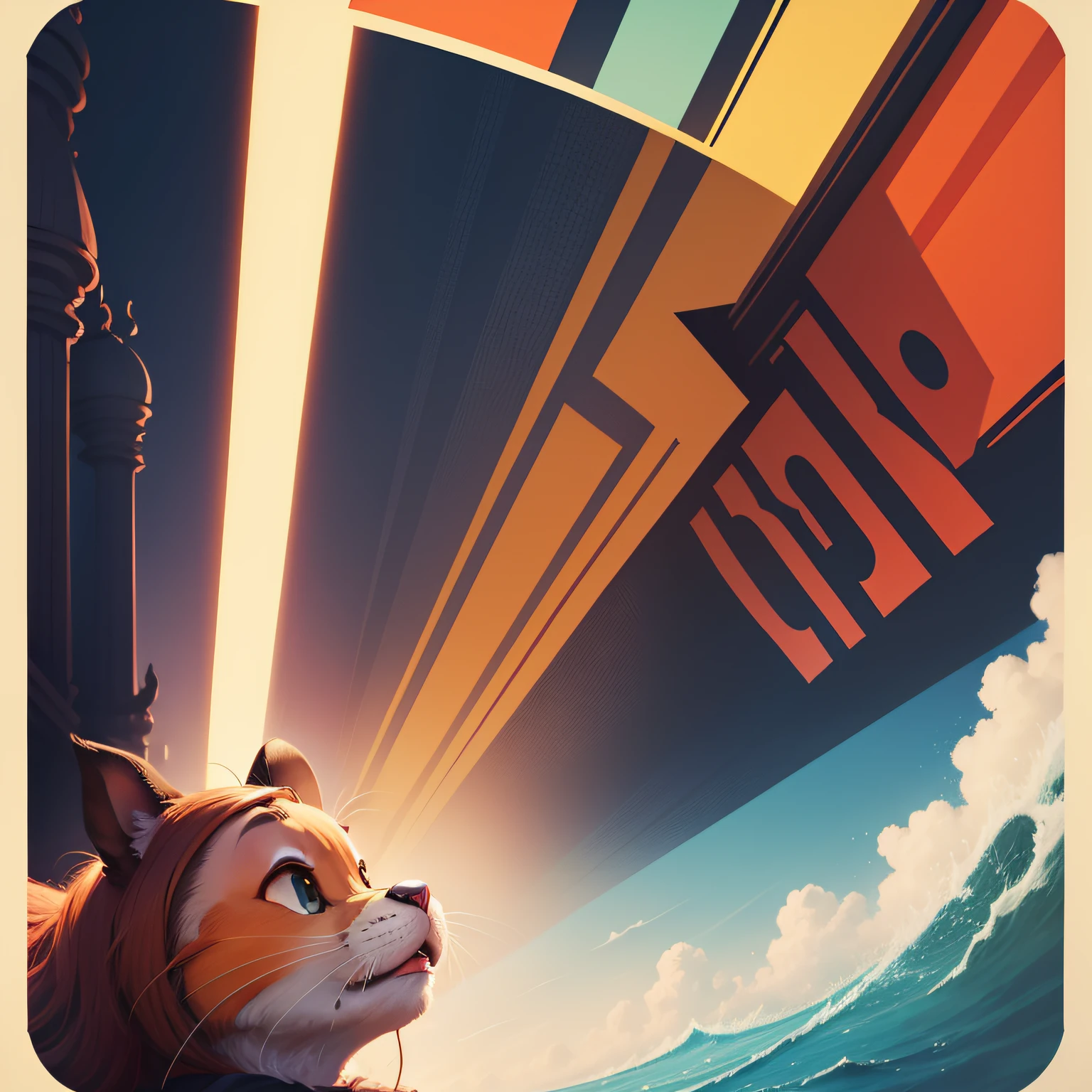 Disney-style poster No characters