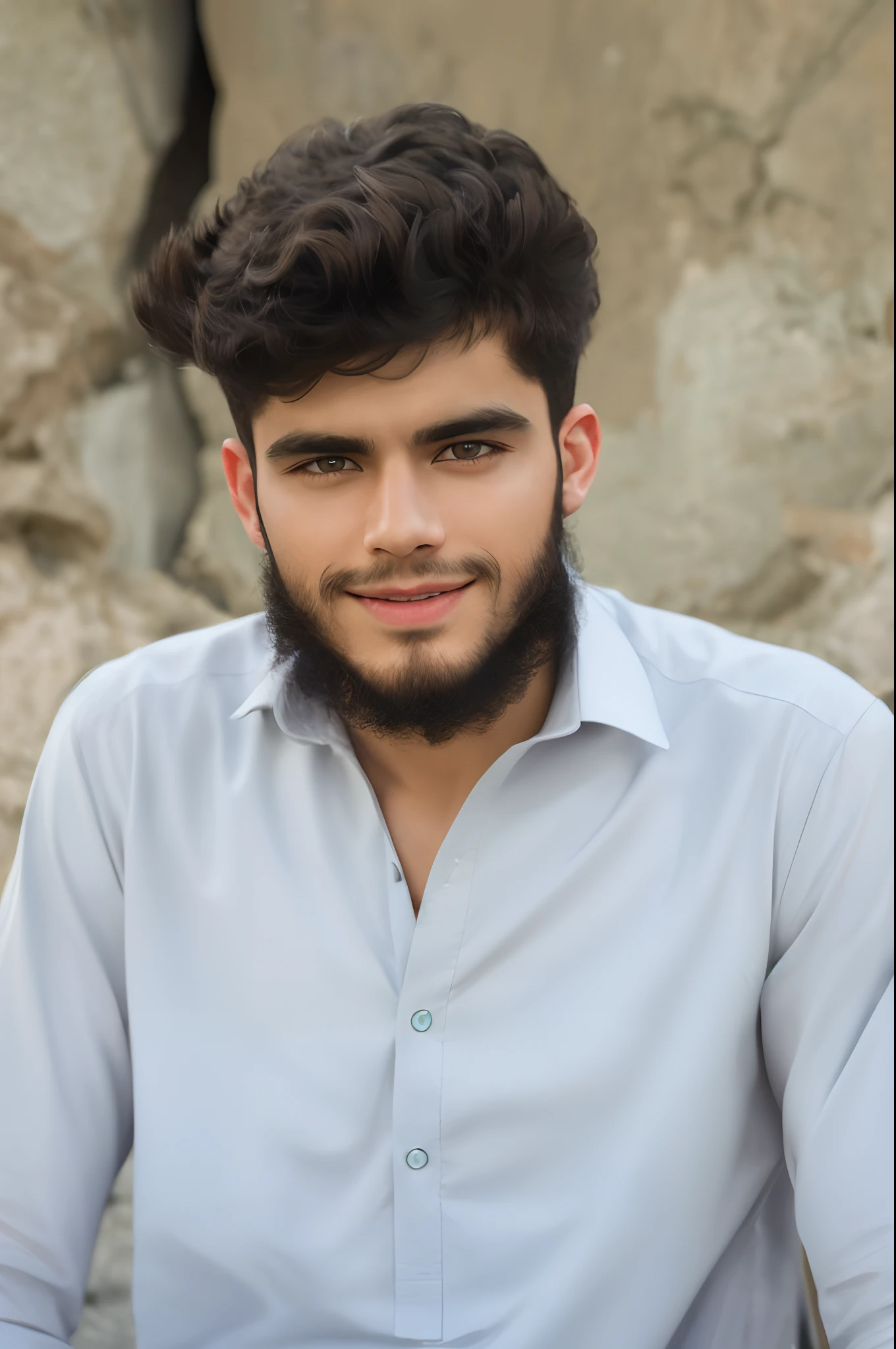 Best quality, masterpiece, ultra high res, (photorealistic:1.4), raw photo, young handsome male, black hair, (night city background:1.2)