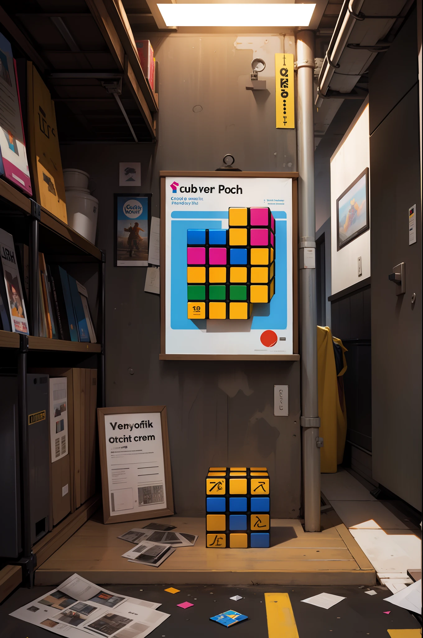 Poster Rubik's Cube, Cool tech