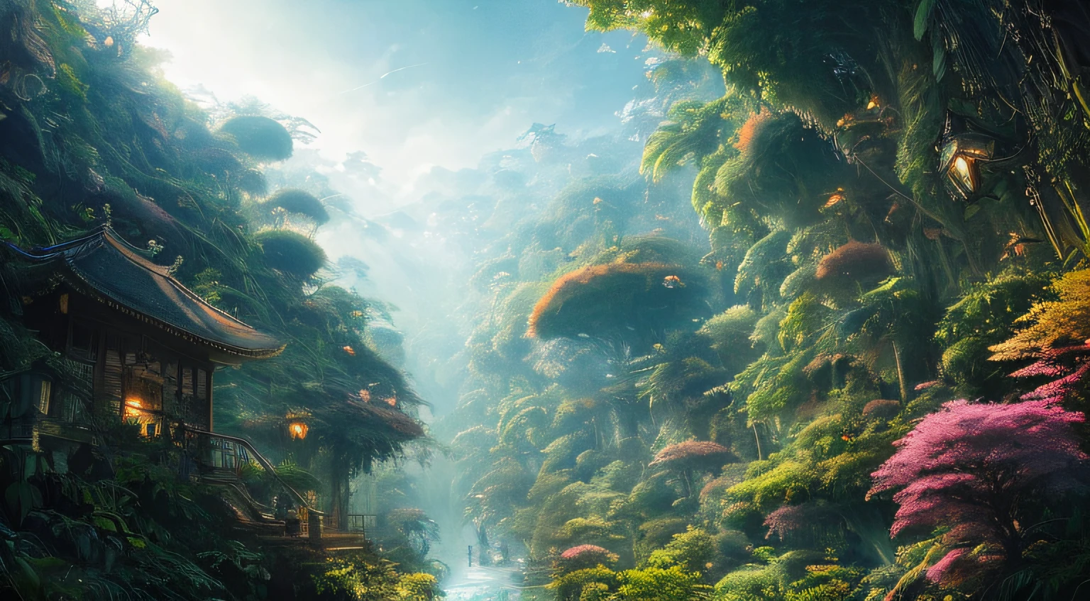Digital illustration, Detailed and intricate, The dense jungle is full of exotic plants and animals, Sunlight shines through the canopy,Produces a mottled effect. In the style of Yoshitaka Amano and Hayao Miyazaki, Masterpiece, Proportional, Detailed, trending on artstationh, Beautiful lighting, Realistic, Intricate, Award-Awarded, 4K, highest quality
Award-winning, Yoshitaka Amano's style 4K digital painting. Detailed and intricate depiction of a zombie apocalypse, cleverly capturing the chaos and drama of the scene. Beautiful lighting and cinematic composition make this piece a true masterpiece, trending on artstationh