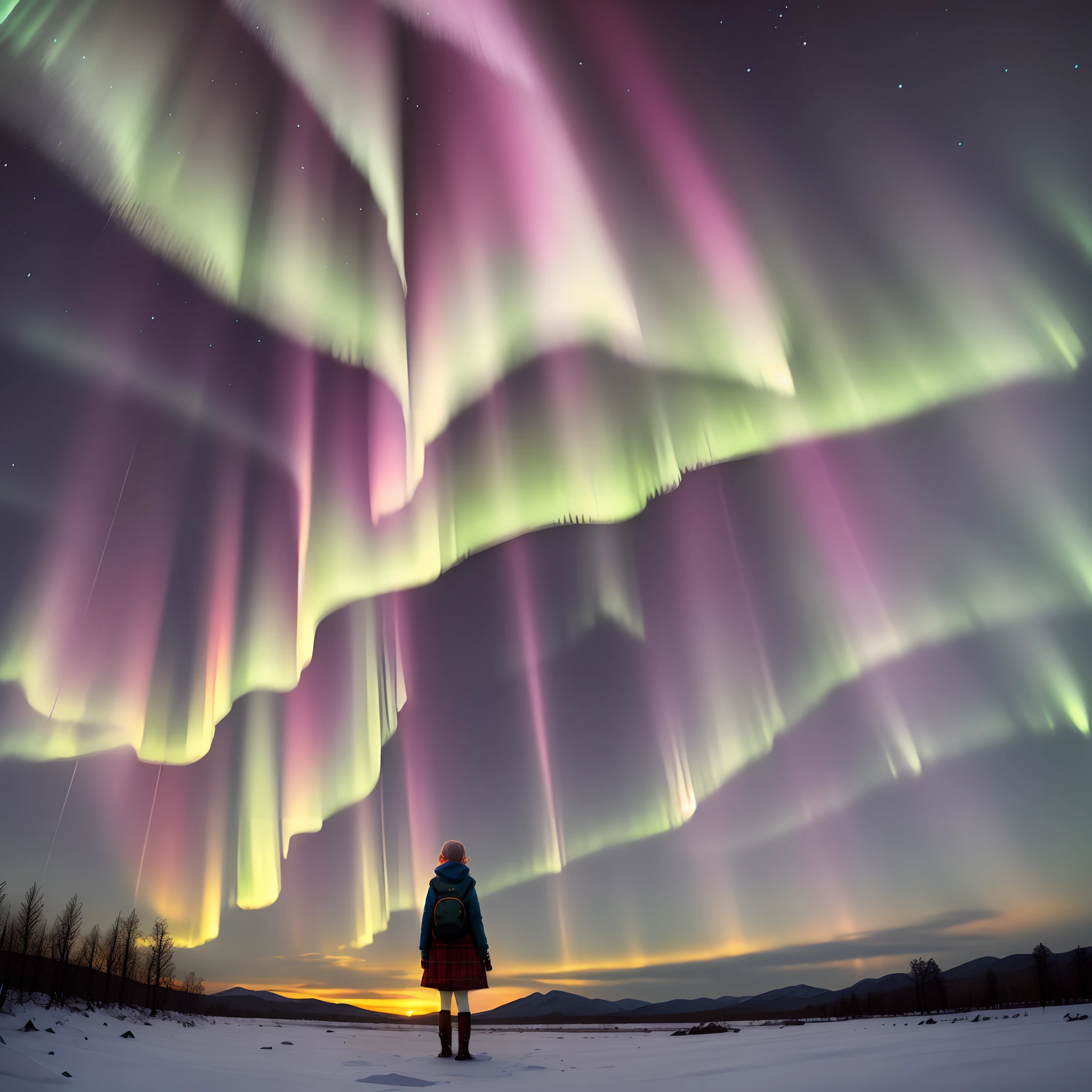 Highland aurora