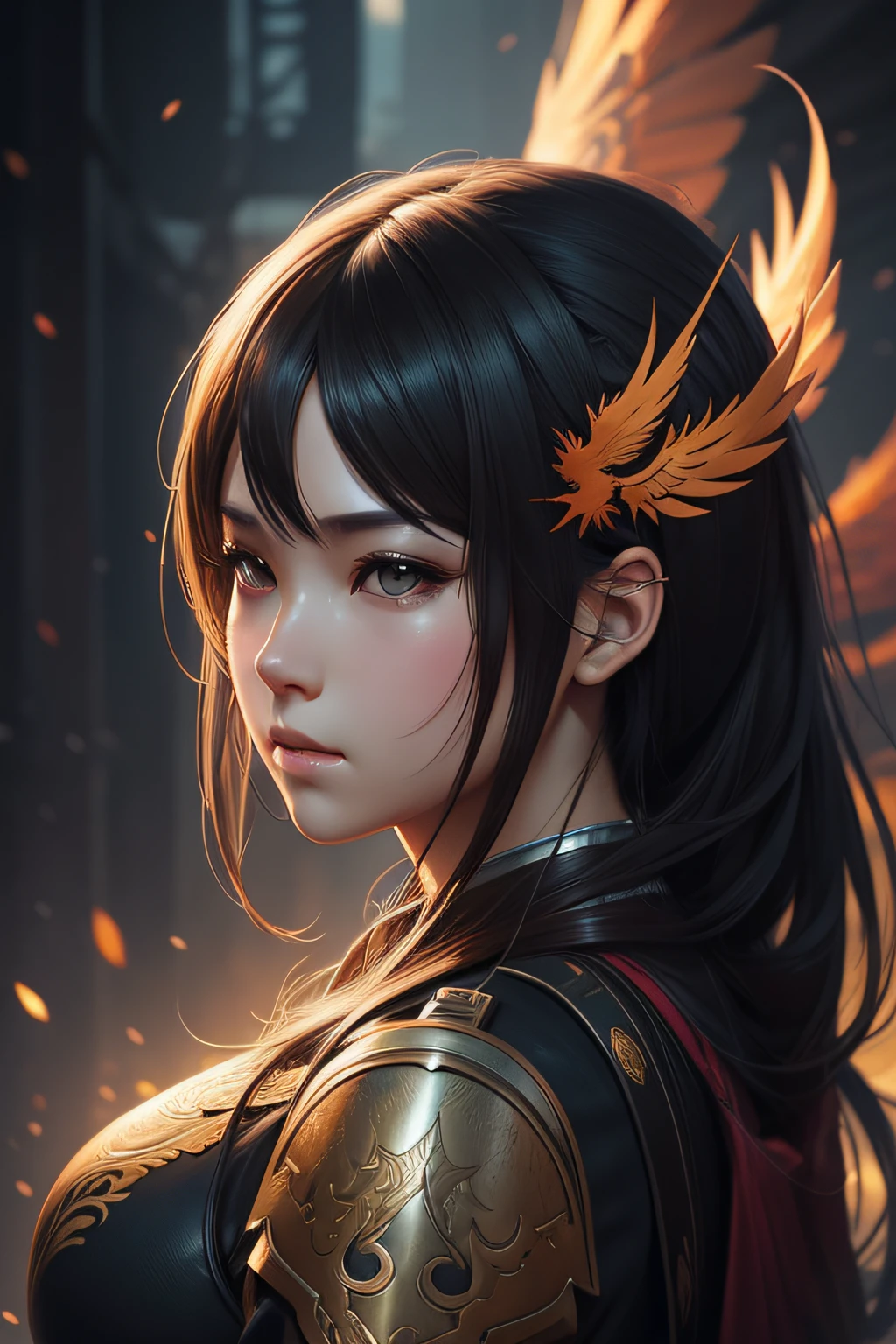 extremely detailed art germ、CGSOCIETY and Phoenix、WLOP |artgerm、beautiful digital artwork、Guweiz style artwork、stunning digital illustration