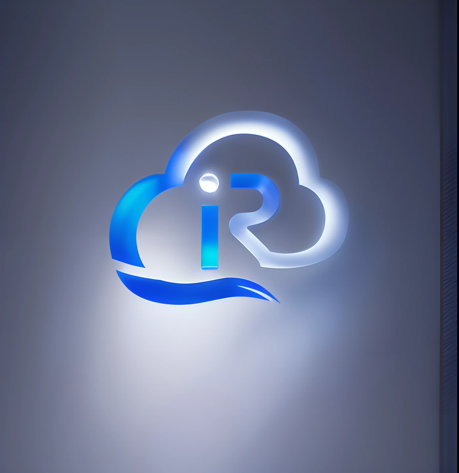 ((Best Picture Quality, 8k, tmasterpiece: 1.3)), self-shot, Sharp focus: icon,ip,in white and blue,with light glowing,best qualtiy,Many details,Blander,rendering by octane,three-dimensional sense,C4D,Blue transparent glass texture,Blue frosted glass,Metal Textures,Transparent sense of technology,white backgrounid,Studio lighting
