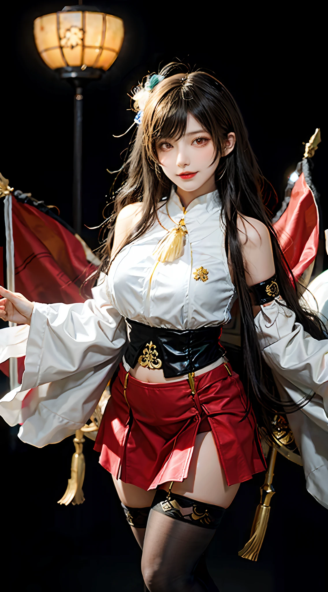 Medium view, Girl focus, A girl,full body shot of, From outside the camera, Red eyes, Engrave the picture section in detail, Delicate and beautiful face, Exotic, Mysterious Forest, High detail red eye, Wind, The wind blows hair, windward, High detail hair,vellus hair, Epic, Masterpiece,Golden hair,(Short skirt: 1.5),(Smile),(Best Illustration), (Best shadows), ,feet101, (standing: 1.5),Clean, Masterpiece, finedetail, Masterpiece, Ultra detailed, high resolution, (Original photo , Best quality), (Realistic, Photorealistic: 1.3)Pregnant belly,Big belly,pregnant,a navel,EiE,Blurry,Yao,Japanese clothes,Yae Miko,Kamiasto ayaka,shenhe \(Genshin Impact\),SushangV4,Yula (Genshin Impact),face,Yaoyao \(Genshin Impact\),shenhe (Genshin Impact)