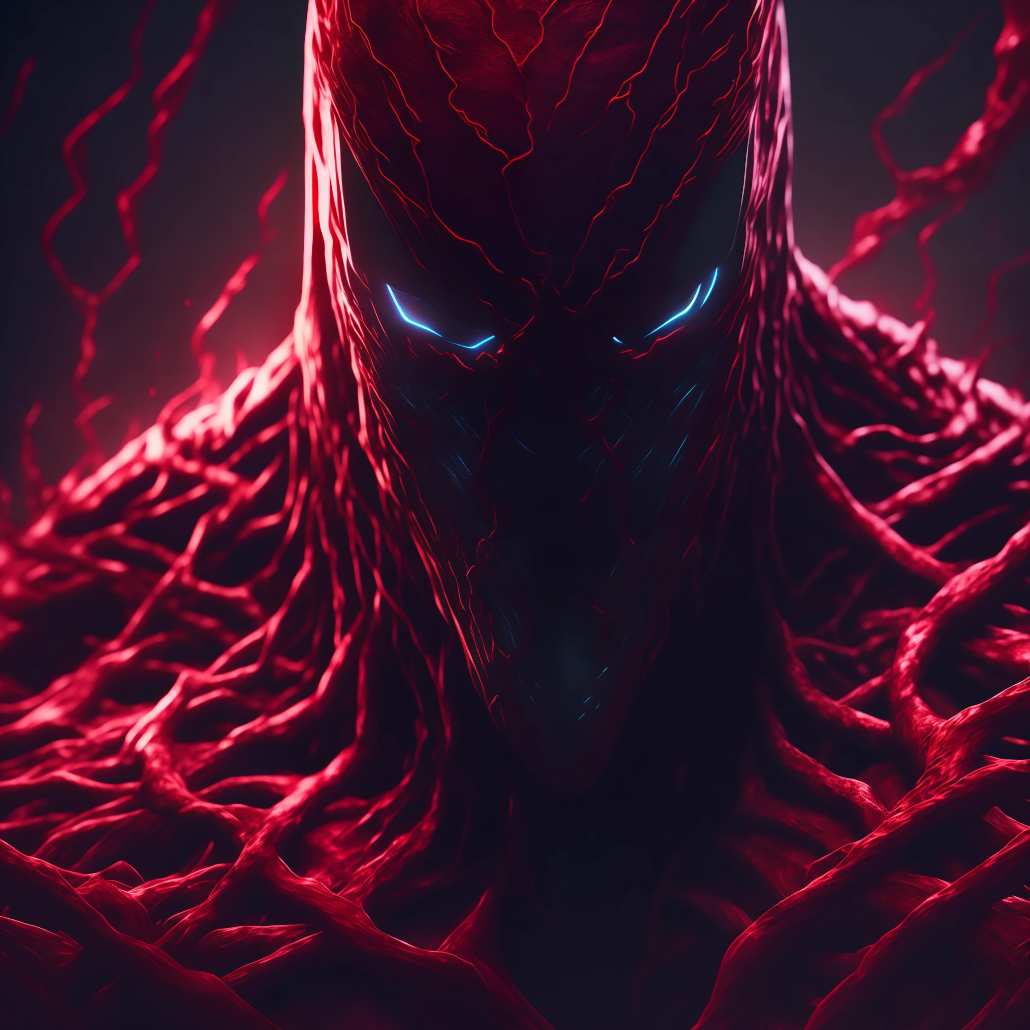 Carnage (Marvel),  cyberpunk, 8K.