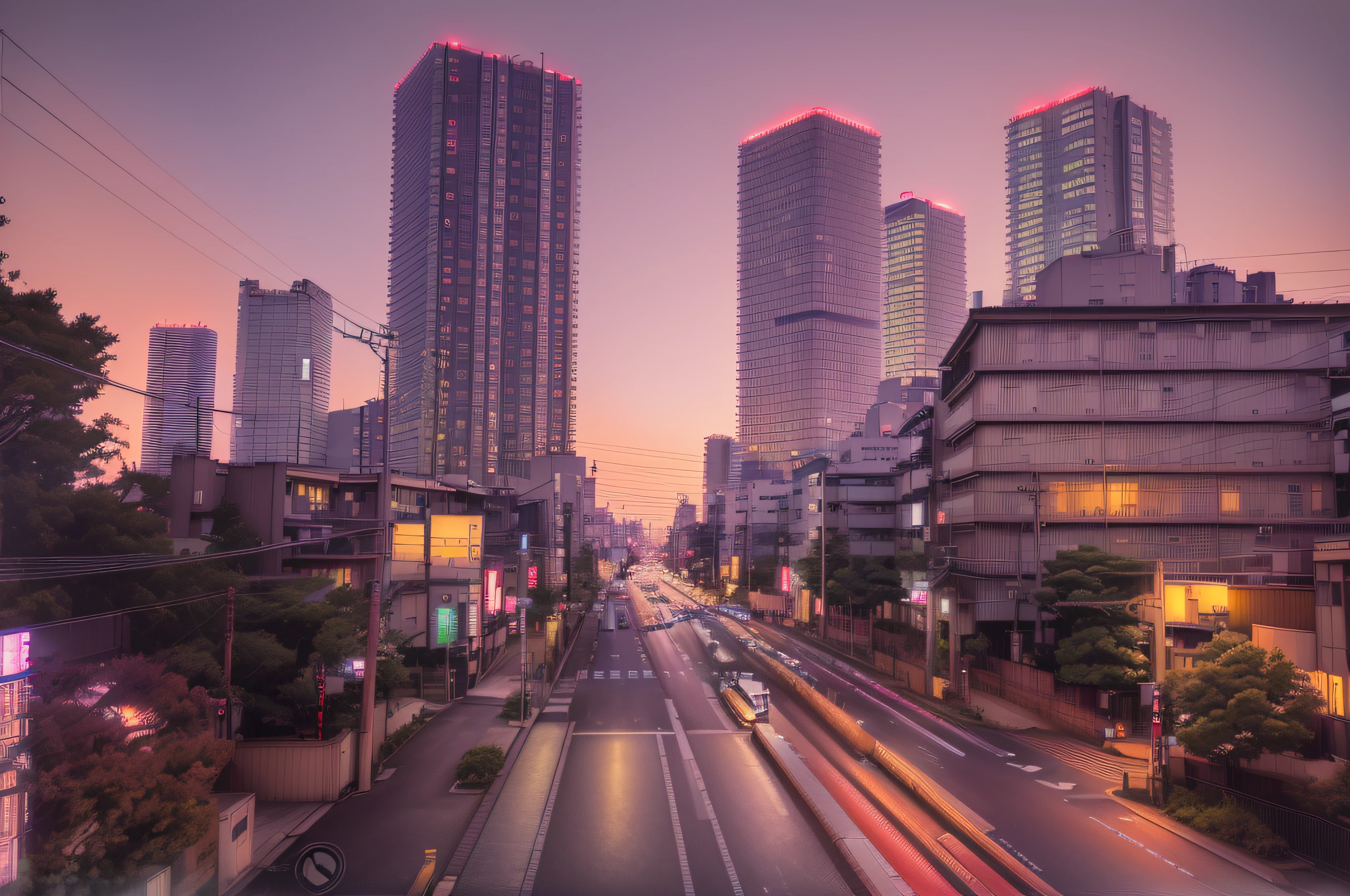 Buildings on the background of the city with street lights, tokyo streets, japanese downtown, on tokyo street, taken with sigma 2 0 mm f 1. 4, Tokyo - esque town, Residential area, photograph of the city street, japanese city, Modern Tokyo, busy cityscape, in neo tokyo, tokyo futuristic and clean, Tokyo street background, japanese neighborhood