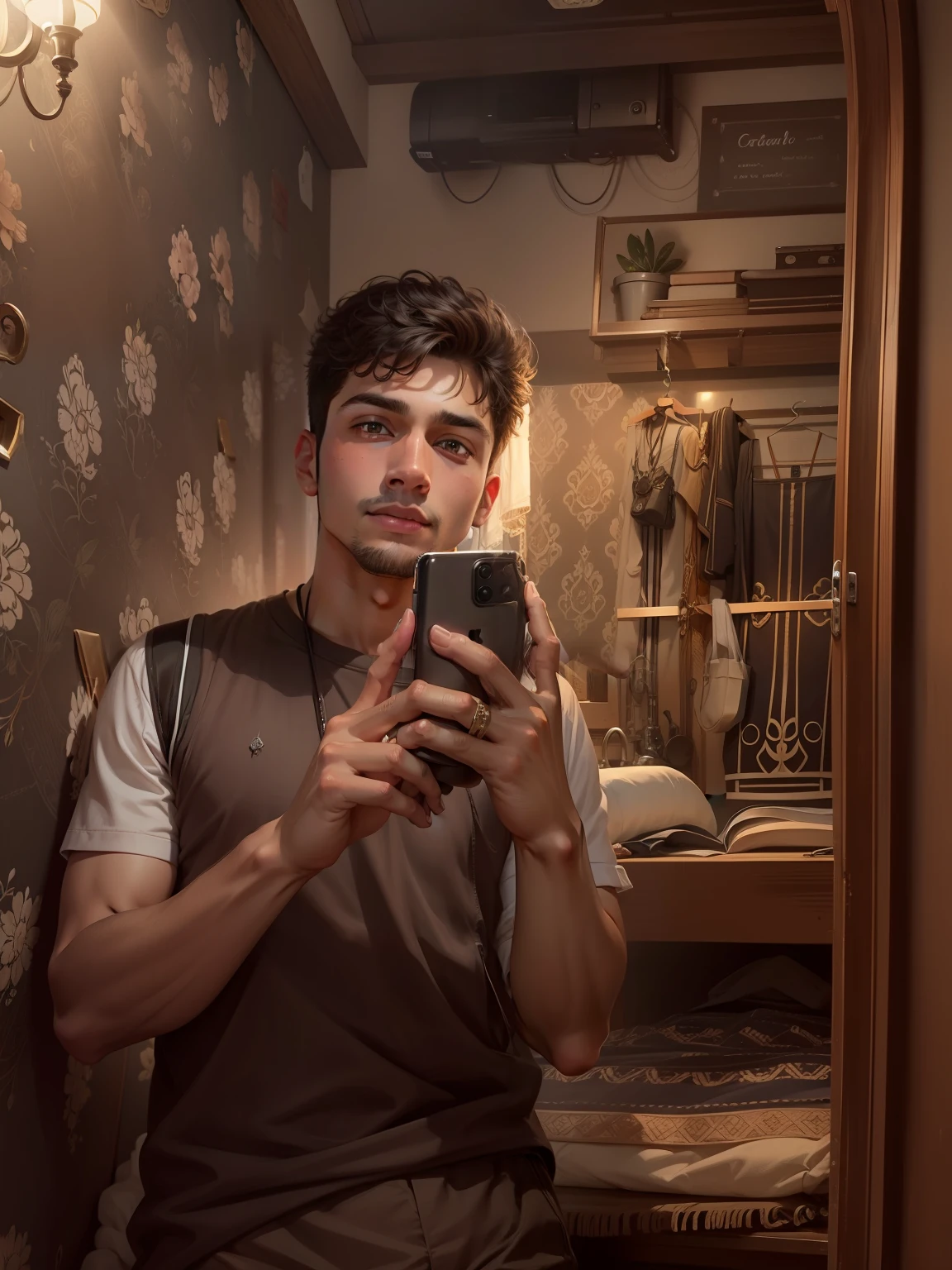 Make same to same, realistic, handsom boy,hd