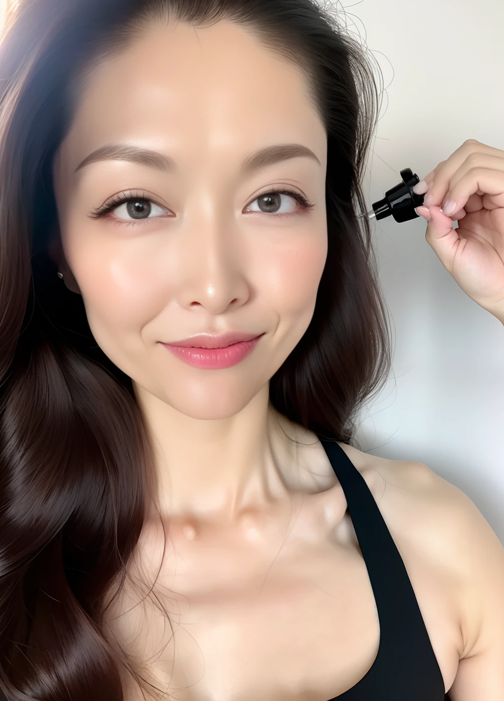 1womanl、Best Quality, High quality、​masterpiece, A detailed, High resolution、(Beauty salon esthetician in black tank top and white high-leg hot pants、dripping oil from a bottle in his hands onto a man's body:1.3)、(realisitic:1.2、hyper realisitic:1.1、Photorealsitic:1.37)、depth of fields, Physically-based rendering, sadistic、(Curly hair)、Wavy Hair、(Plump)、(Detailed description of hair)、(Detailed description of face)、(Detailed description of the body)、(White and translucent muscles)、matchless beauty、(Extreme beauty)、 (evil goddess)、makeup、(lipsticks:1.1)、(eye liner:1.2)、mascara, eyeshadows, Large cleavage、(45 years old,: 1.4)、(full body Esbian: 1.4)、POV、(beauty salon esthetician)、(massaging:1.3)、bent over, Best Quality, High resolution, Detailed skin, Detailed, Detailed face and eyes, Hi-Res, Natural lighting, Perfect Anatomy, Physically-based rendering