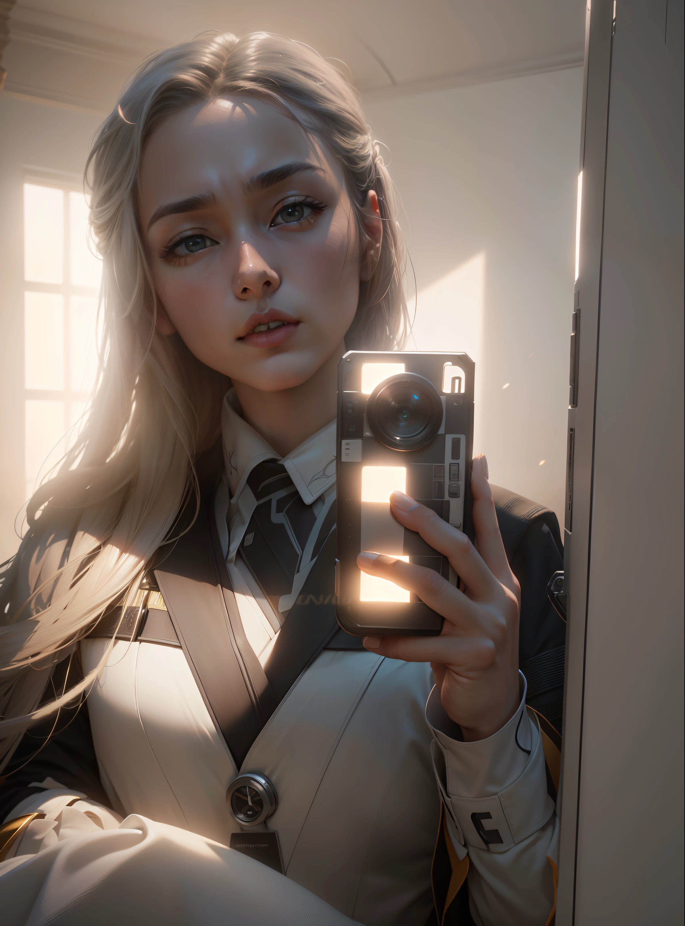 (CG Unity 8K wallpaper in extreme detail,tmasterpiece,Highest image quality),(Delicate light and shadow,The picture is highly dramatic,Cinematic lens effect),Turn pictures directly into AI faces