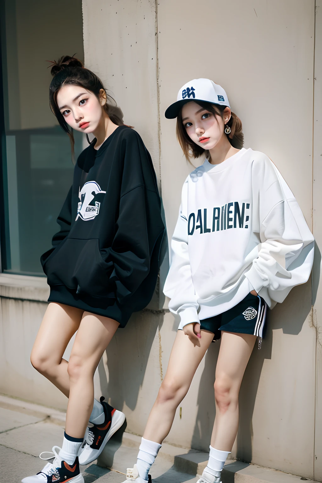 Boyish makeup、female high-school student
