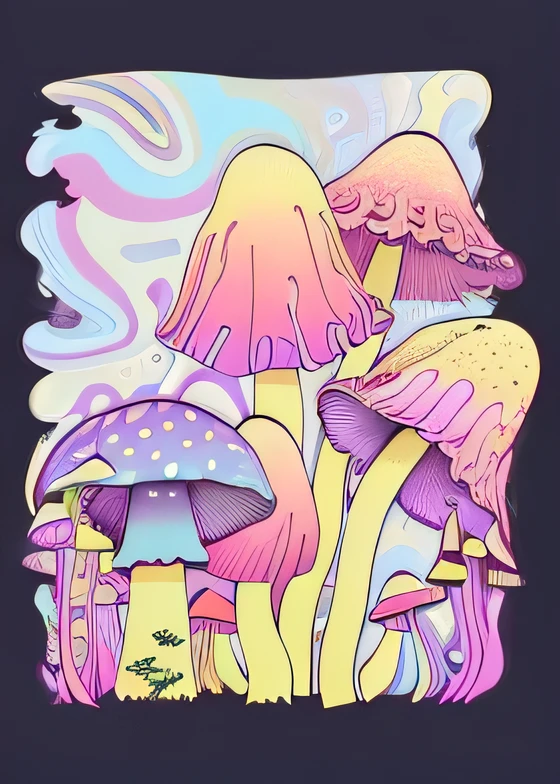 Close up of mushrooms with psychedelic background, psychedelic mushrooms dream, cogumelo trippy, cogumelo trippy, magic mushrooms, magic mushrooms, neon mushrooms, Cogumelos, psychedelic aesthetic, whimsical and psychedelic, trippy mood, Psychedelic!!!!!!!!!!!!!!!!!!!!!, psychedelic illustrations, just take a pinch of psychedelic, Psychedelic!!, psychedelic style, Psychedelic!, Psychedelic, Psychedelic!!!!, psychedelic acid trip