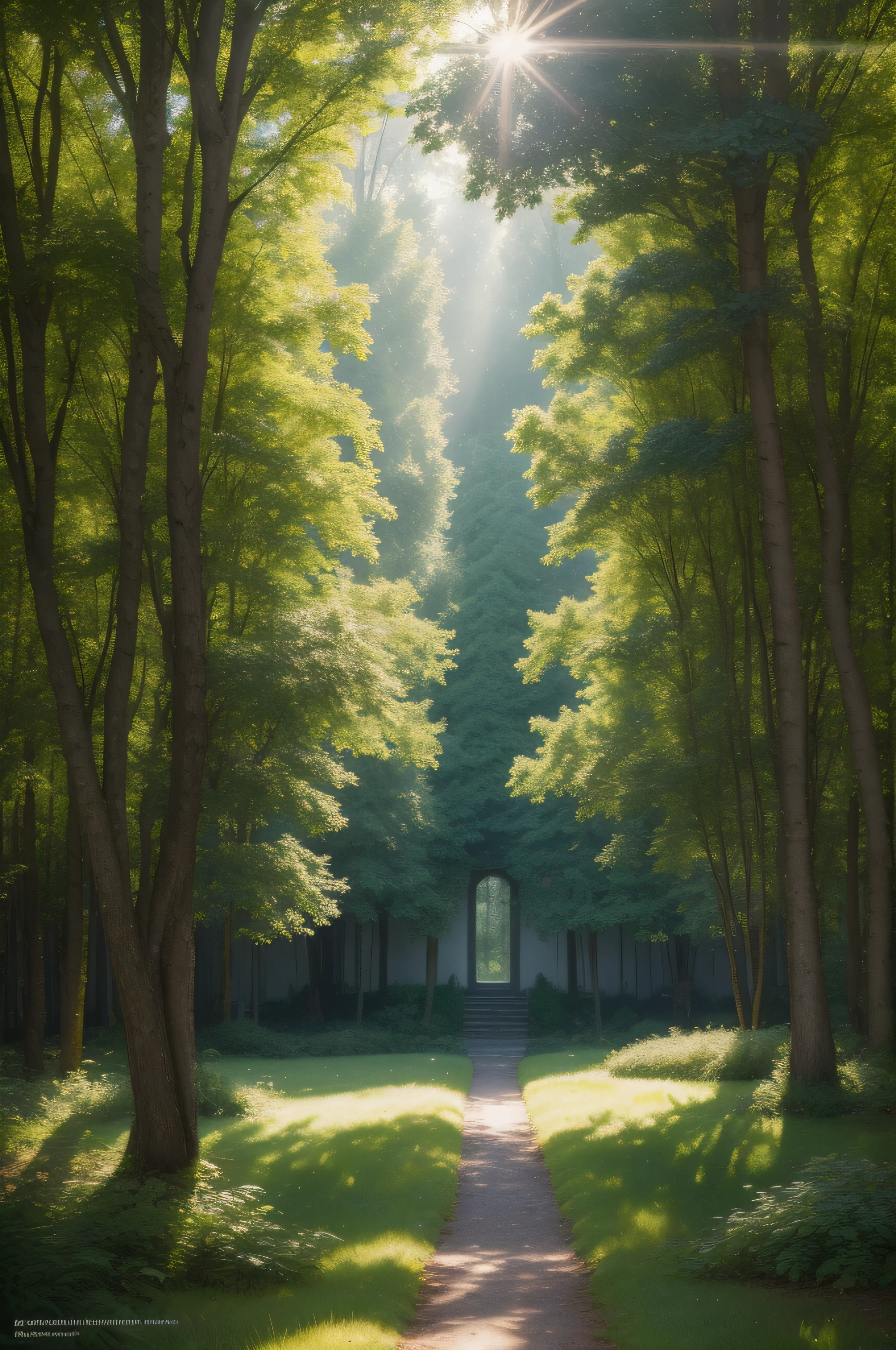 ((ultra-detailed)), (((masterpiece))),best quality, illustration, best quality exquisite details, Octane render, paper_cut, super photograper, Sunbeams shine through the trees

O'er all the hilltops
Is quiet now,
In all the treetops
Hearest thou
Hardly a breath;
The birds are asleep in the trees:
Wait, soon like these
Thou too shalt rest.

Wanderer's Nightsong II
Johann Wolfgang von Goethe