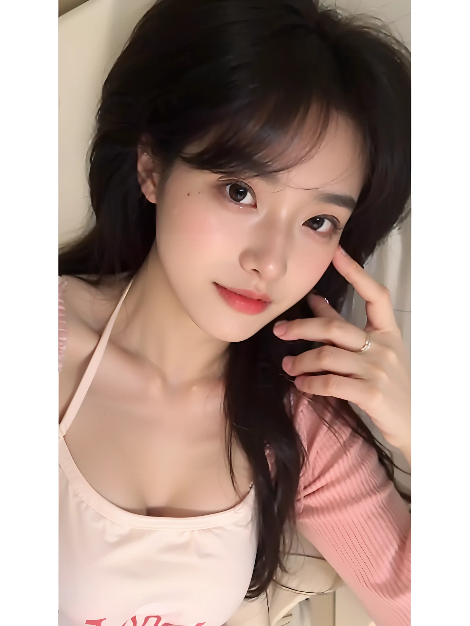 (Large breast:1.4),(shirt:1.4),(Best quality,masterpiece,ultra high res,(photorealistic:1.4),1girl,(16 years old:1.4),(long hair:1.6)