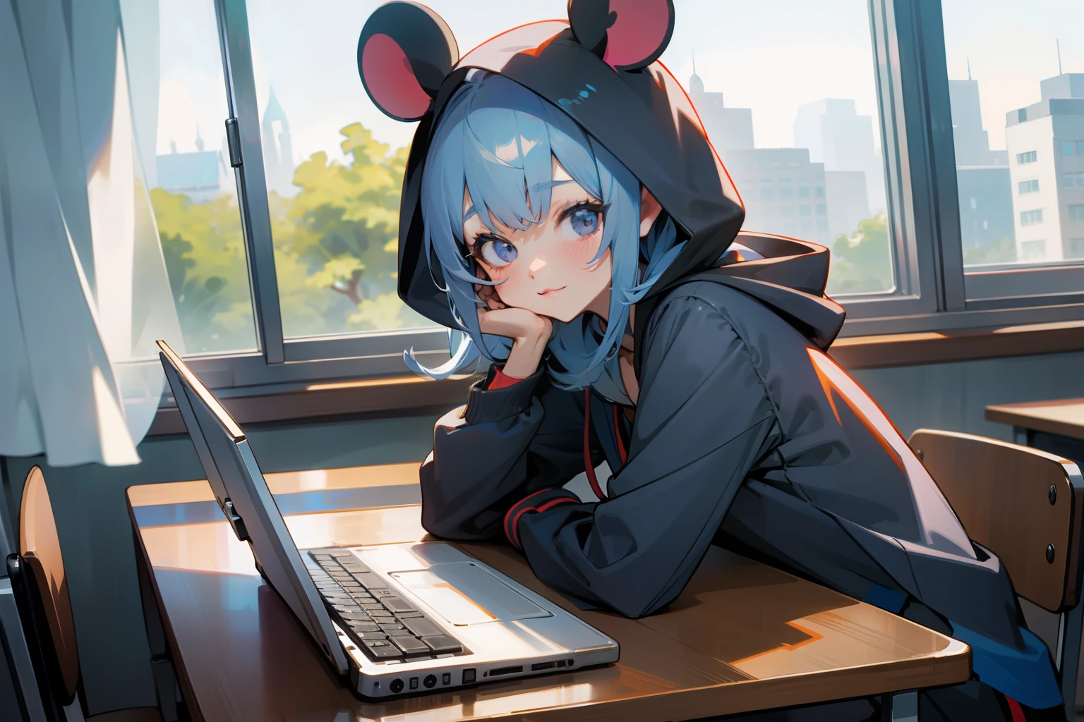 Round ears like Mickey Mouse