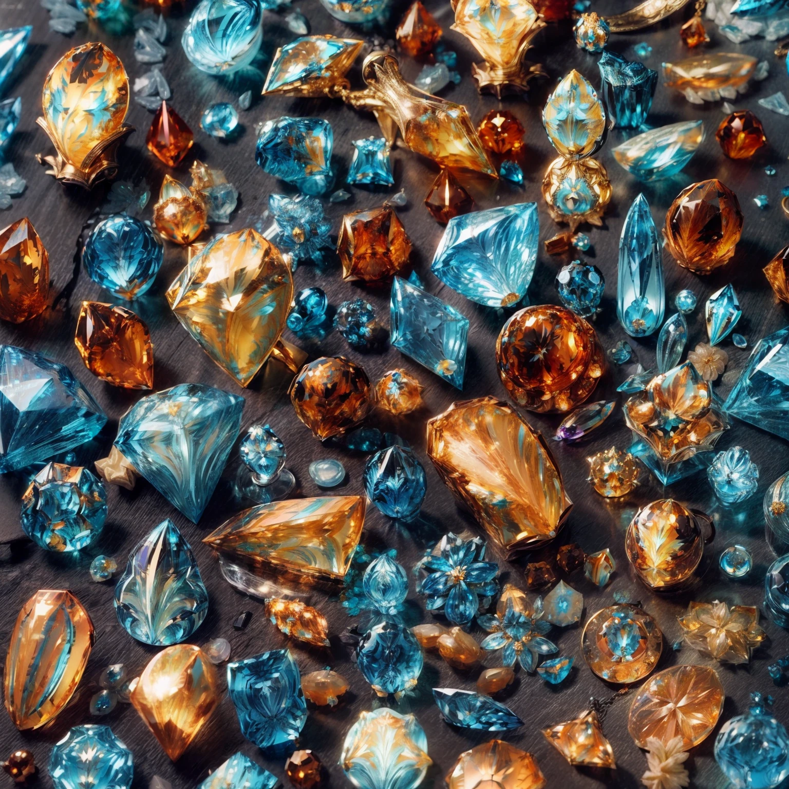 (iron man style:1.6),(Full Focus:2),(Everything is laid out in a display case:1.3),(magic item|Colorful gemstones|SakuraNS|Printed silk products|medal|ore|obsidian|pearls|Emeraude|white jade|amethyst|sapphires|Gold products|Silver products|Purple gold|Magical jewelry|antiquarian|Red Jewel|Orange gemstones|Blue gemstones|topaz|:2),Magic symbols,Magic light particle effect,High-tech luxury, High-value jewelry,,High-value metals,luxury goods,Puzzles are prohibited, Detailed and complex background, glittery, reflective light, hyper HD, Award-Awarded, A high resolution, High detail, Chiaroscuro, Cinematic lighting, Masterpiece, Ray traching,structurally correct, Super detail, High quality, High details, Best quality, 16k