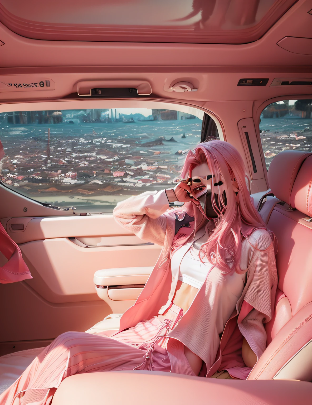 The clothes turned pink