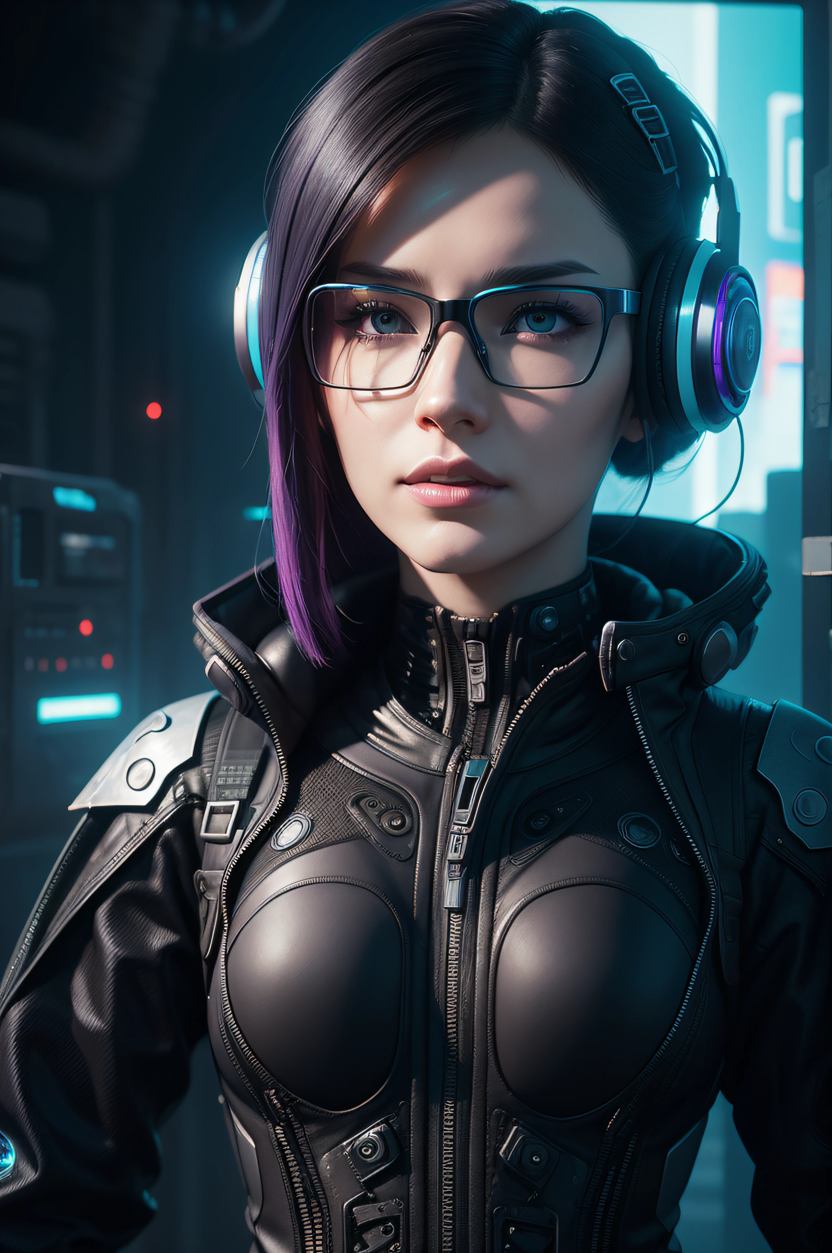 Silicon valley virtual reality 10 th anniversary, beautiful! woman with glasses, cyberpunk art by android jones, cyberpunk art by beeple, synthwave, darksynth, quantum tracerwave, wireframes