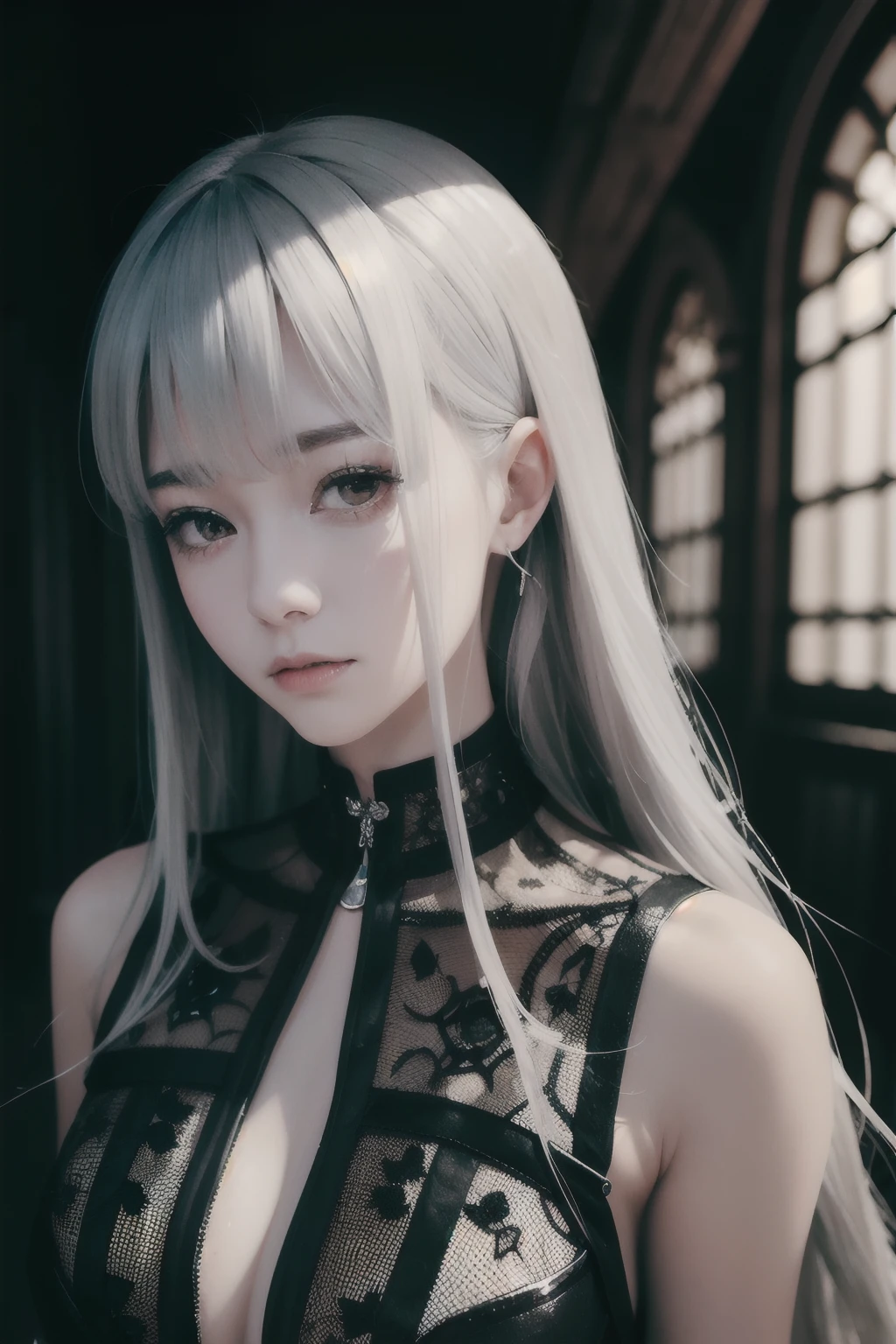 A somewhat messy silver hair,Big brown eyes,A High Bridge of nose,the corners of your mouth rise slightly,There is a bad feeling。The man's eyes were shrouded in a haughty domineering,The corners of his mouth were mixed with an incomprehensible evil aura,The ghostly aura spread out from her,Almost everyone's attention,In her case,It seems to surround a faint layer of silver mist,Perfect,It is an illusion that this is the only illusion in this life