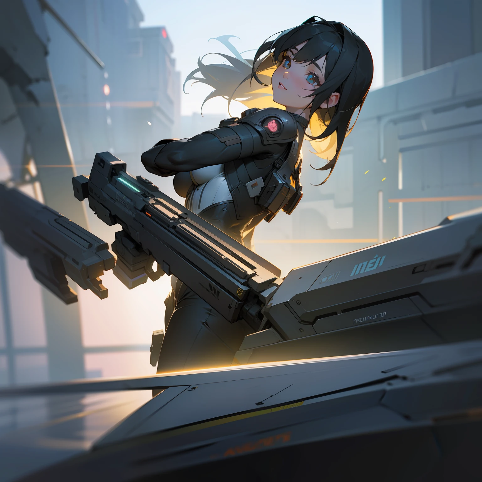 ((Best quality)), ((masterpiece)), (detailed:1.4), 3D, an image of a beautiful cyberpunk female,HDR (High Dynamic Range),Ray Tracing,NVIDIA RTX,Super-Resolution,Unreal 5,Subsurface scattering,PBR Texturing,Post-processing,Anisotropic Filtering,Depth-of-field,Maximum clarity and sharpness,Multi-layered textures,Albedo and Specular maps,Surface shading,Accurate simulation of light-material interaction,Perfect proportions,Octane Render,Two-tone lighting,Wide aperture,Low ISO,White balance,Rule of thirds,8K RAW,