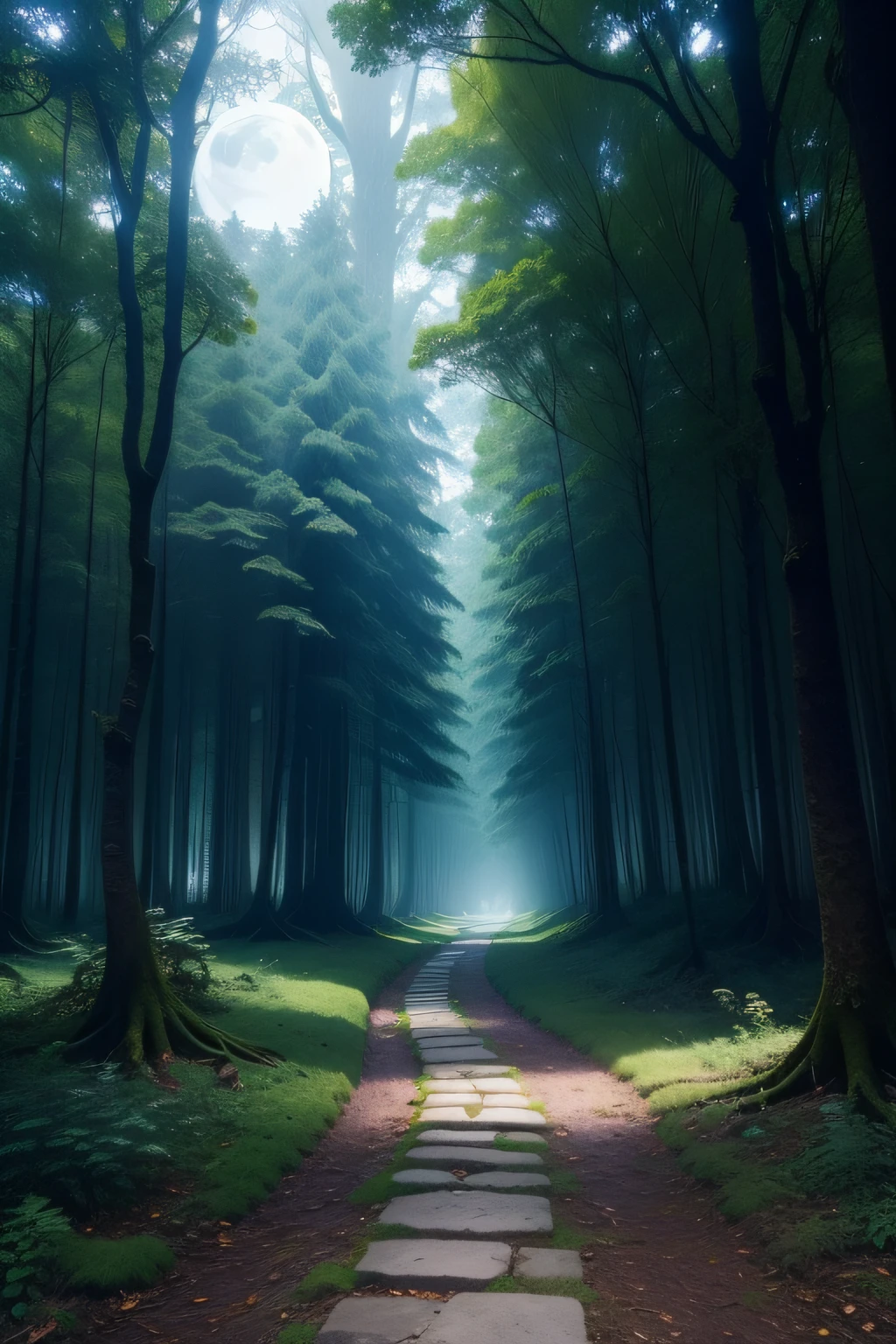 "Imagine that you are walking through an enchanted forest at night. The moon is full and its soft light illuminates the path ahead of you. Enquanto explora a floresta, you find a magical clearing, where fantastic creatures gather for a special celebration. Describe the creatures you see, os sons e cheiros que preenchem o ar, and the magical atmosphere that surrounds the place. As you join the party, Share the experiences and connections you make with these mystical creatures. How this magical experience affects you and what you learn from it?"