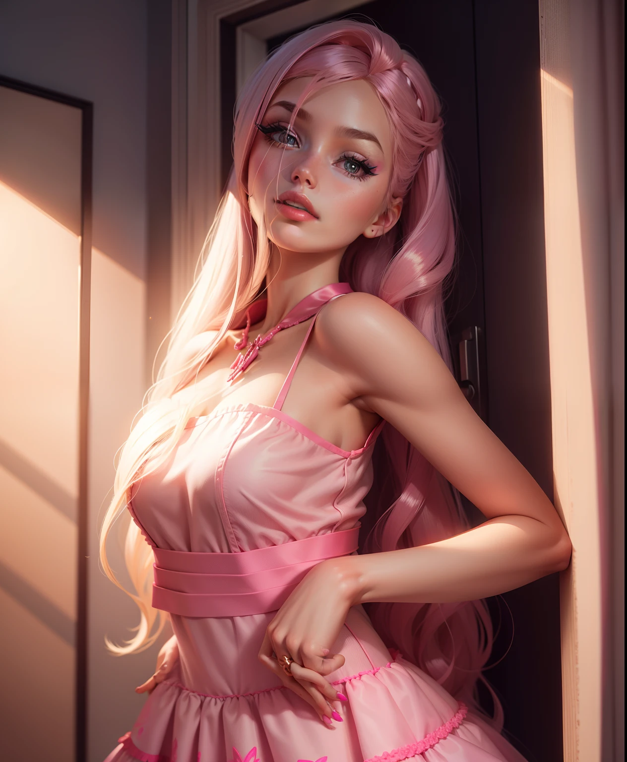 Barbie theme dress