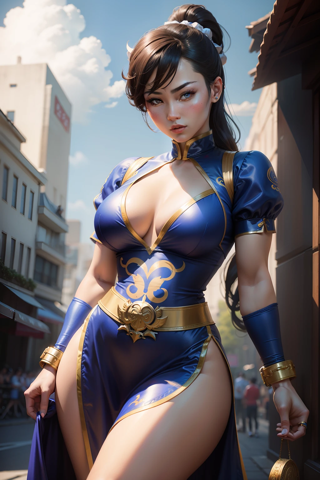 Chun- li，Cool clothes，Dress up in style