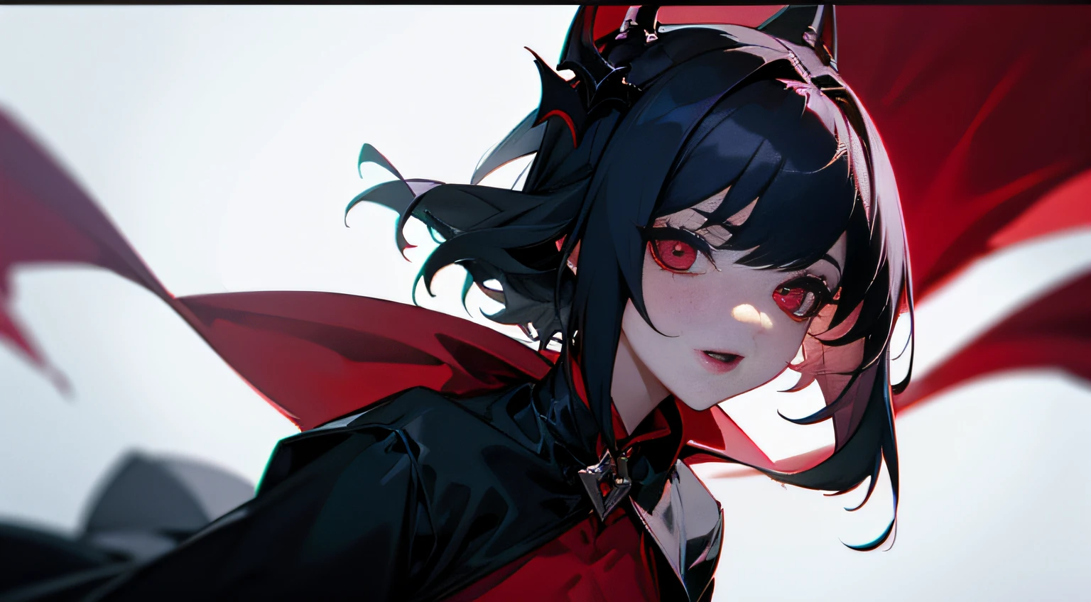 Charismatic female portrayal of vampires。