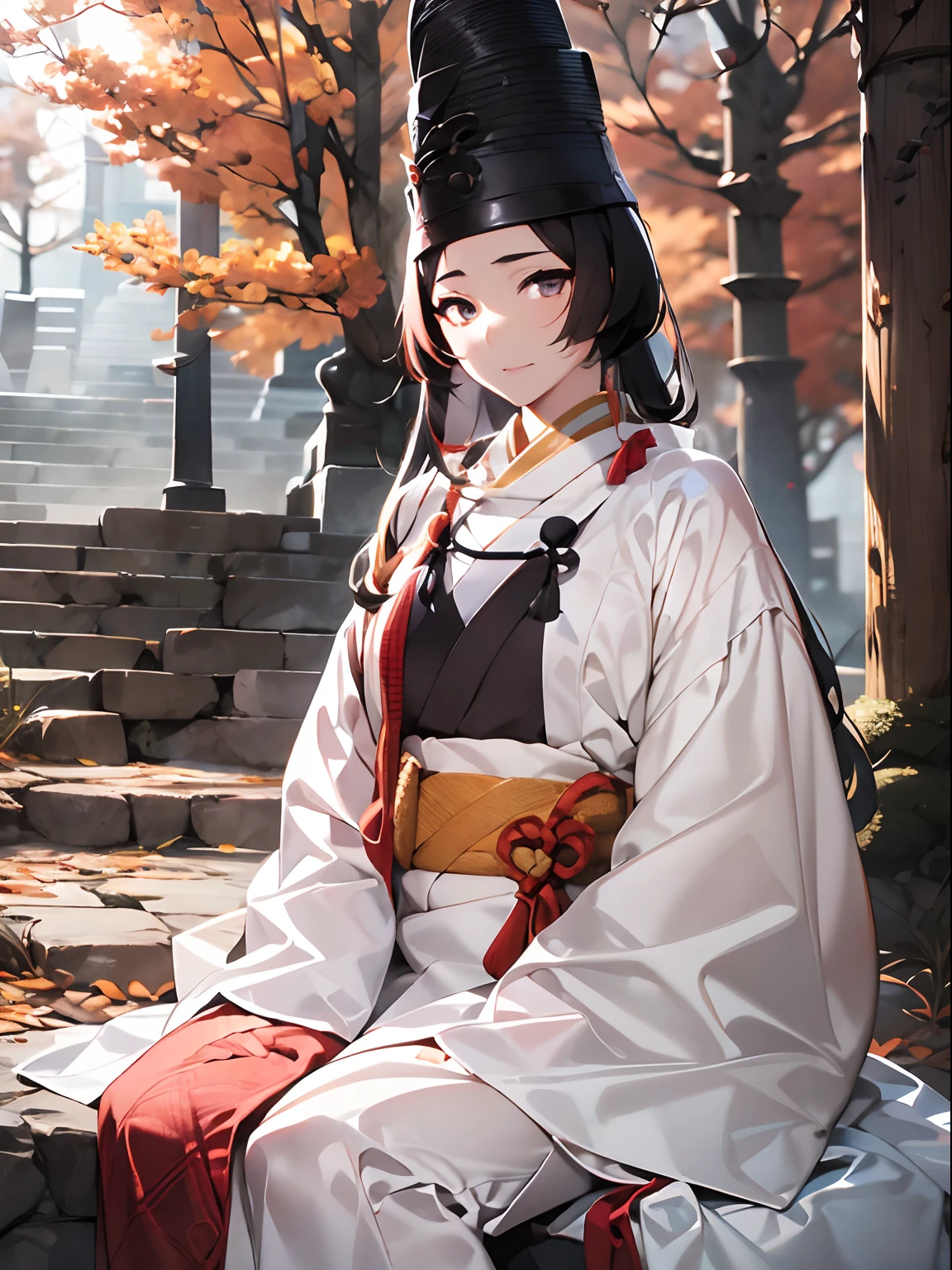 1girl,onmyouji,in woods